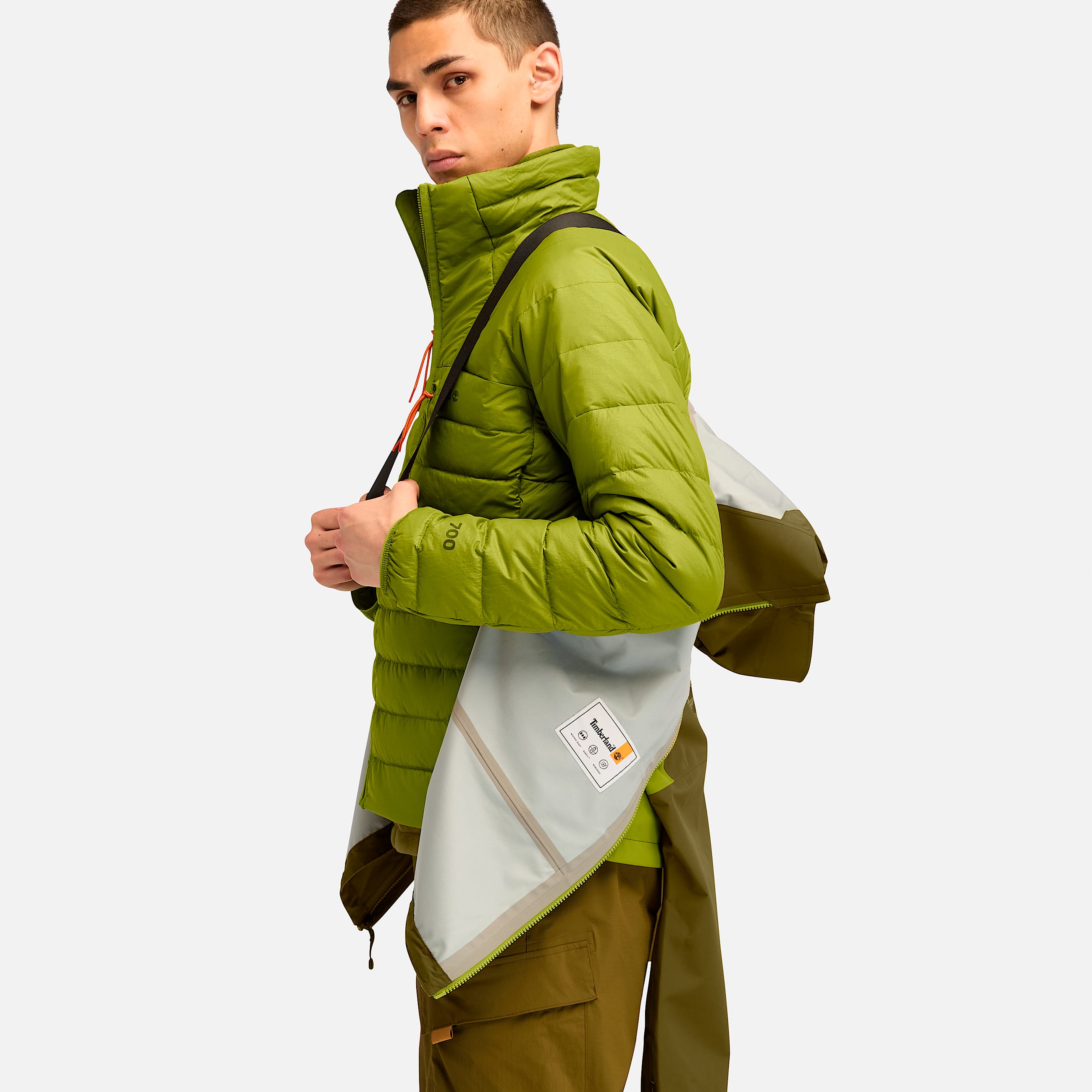 Mens Caps Ridge Mobi Flex Tech Waterproof Jacket TBL Dark OliveGuacamole ALT3