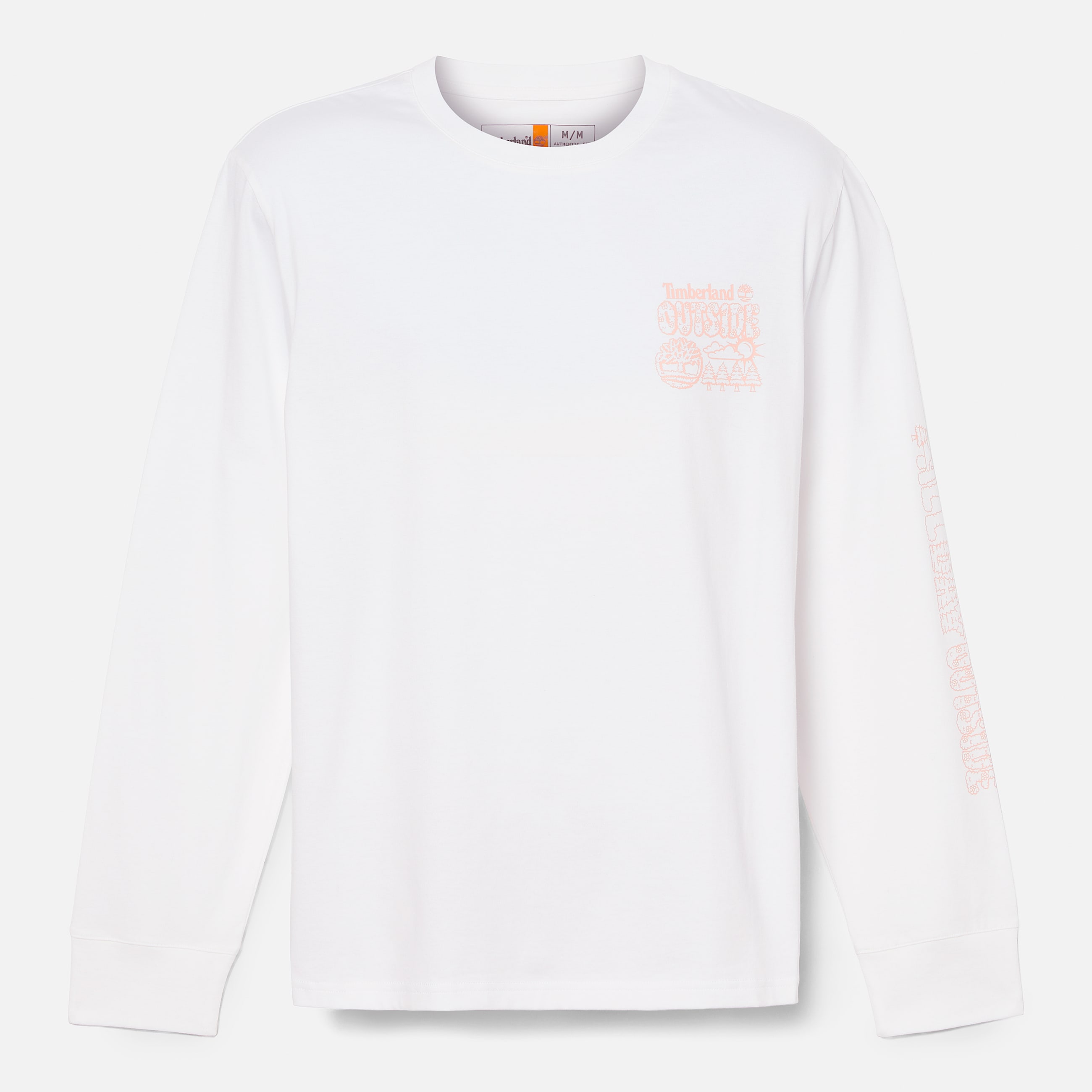 All Day Outside Long Sleeve TShirt TBL White ALT10