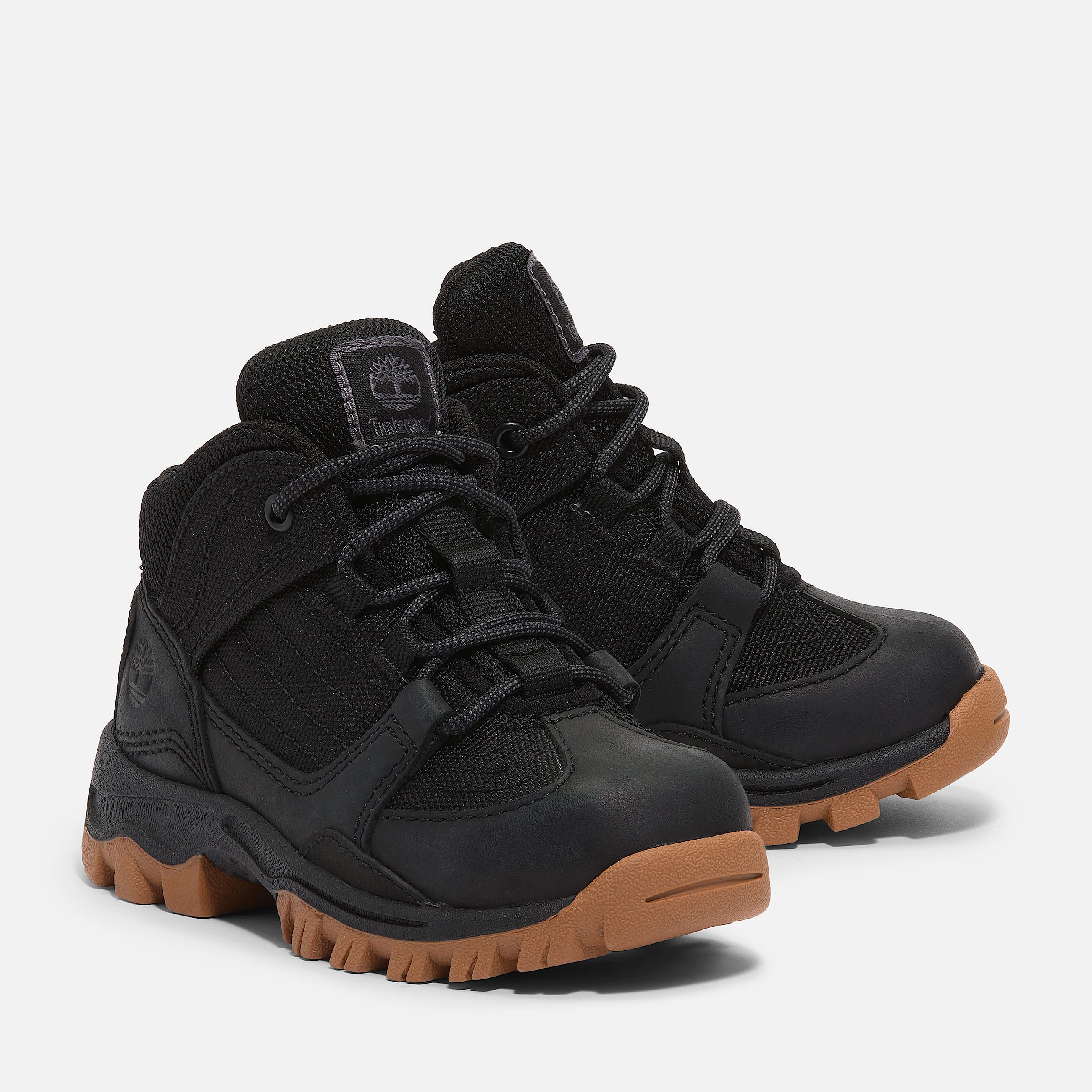 Toddler Mt Maddsen Waterproof Mid Hiking Boot TBL Black FullGrain ALT4