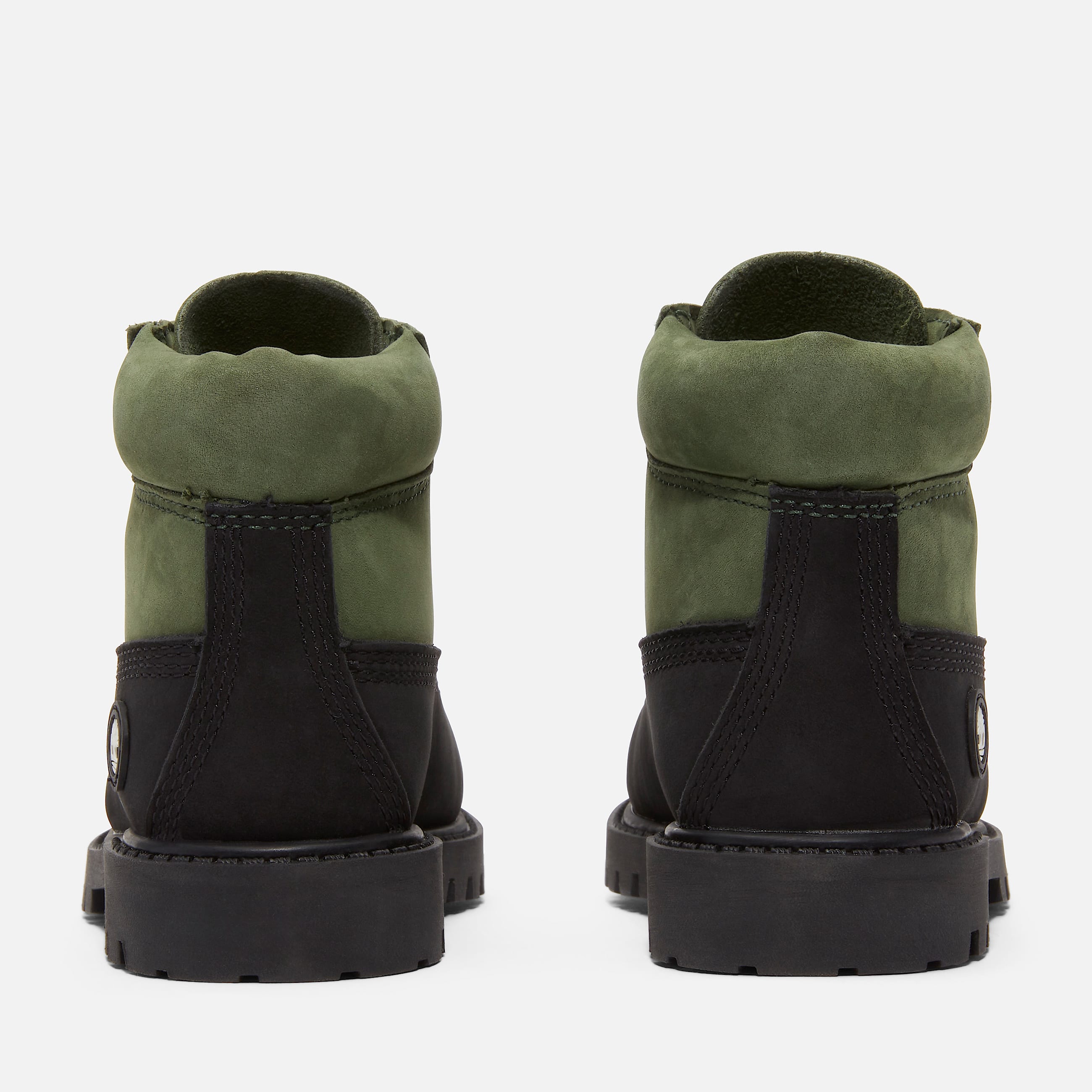 Toddler Timberland Premium 6Inch LaceUp Waterproof Boot TBL Black NubuckDark Green ALT5