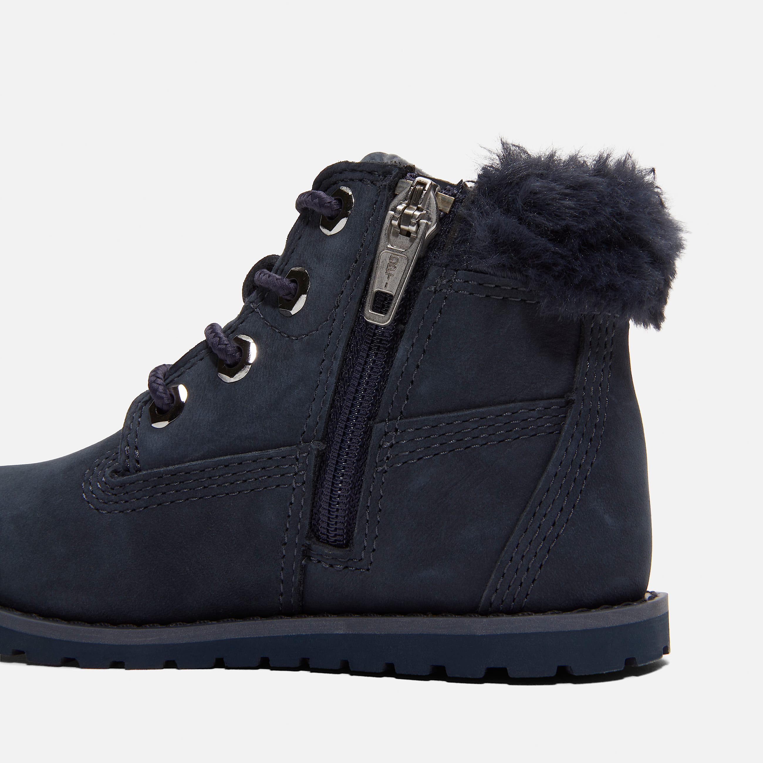 Toddler Pokey Pine 6Inch SideZip Boot TBL Navy Nubuck ALT7