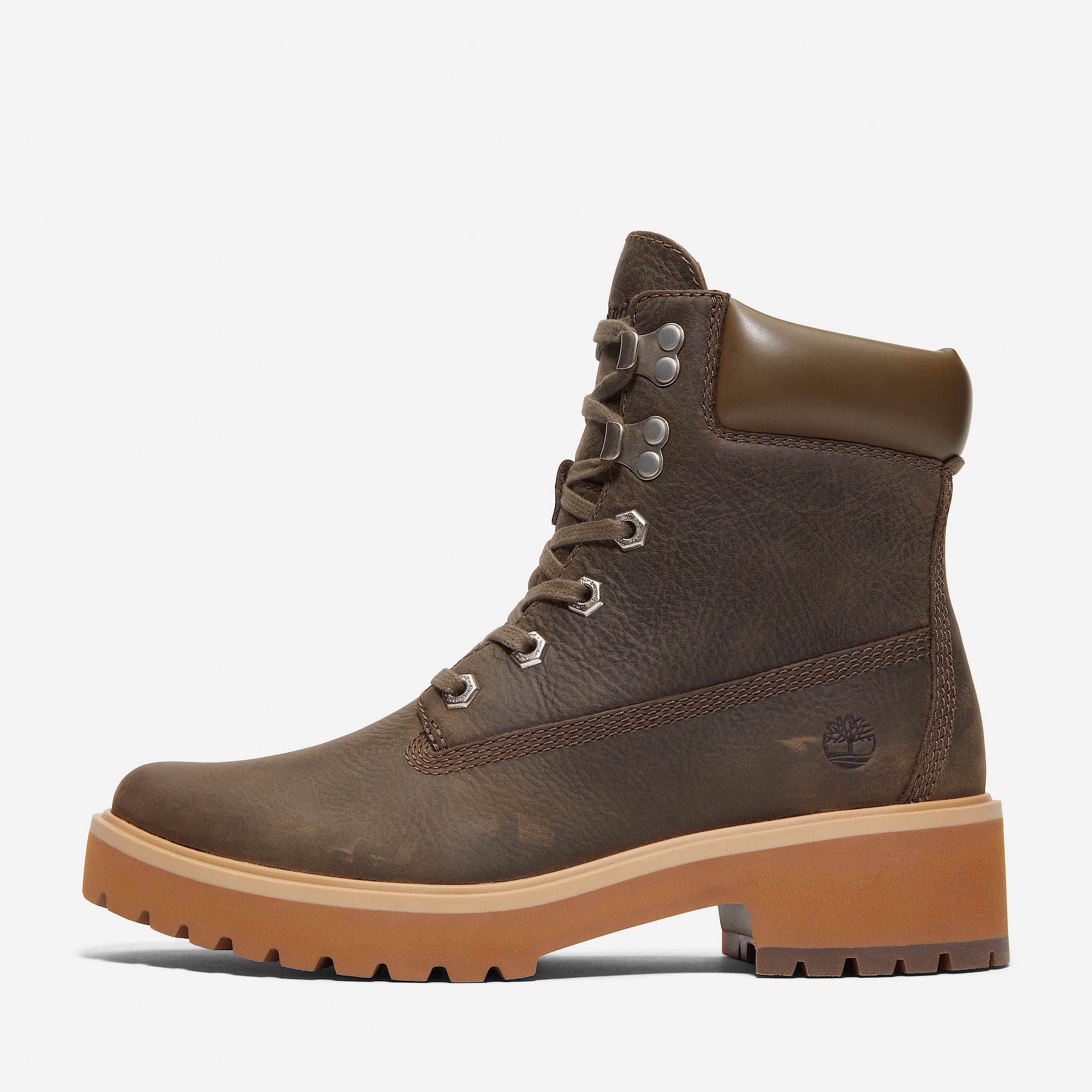 Womens Carnaby Cool Mid LaceUp Boot TBL Olive FullGrain ALT8