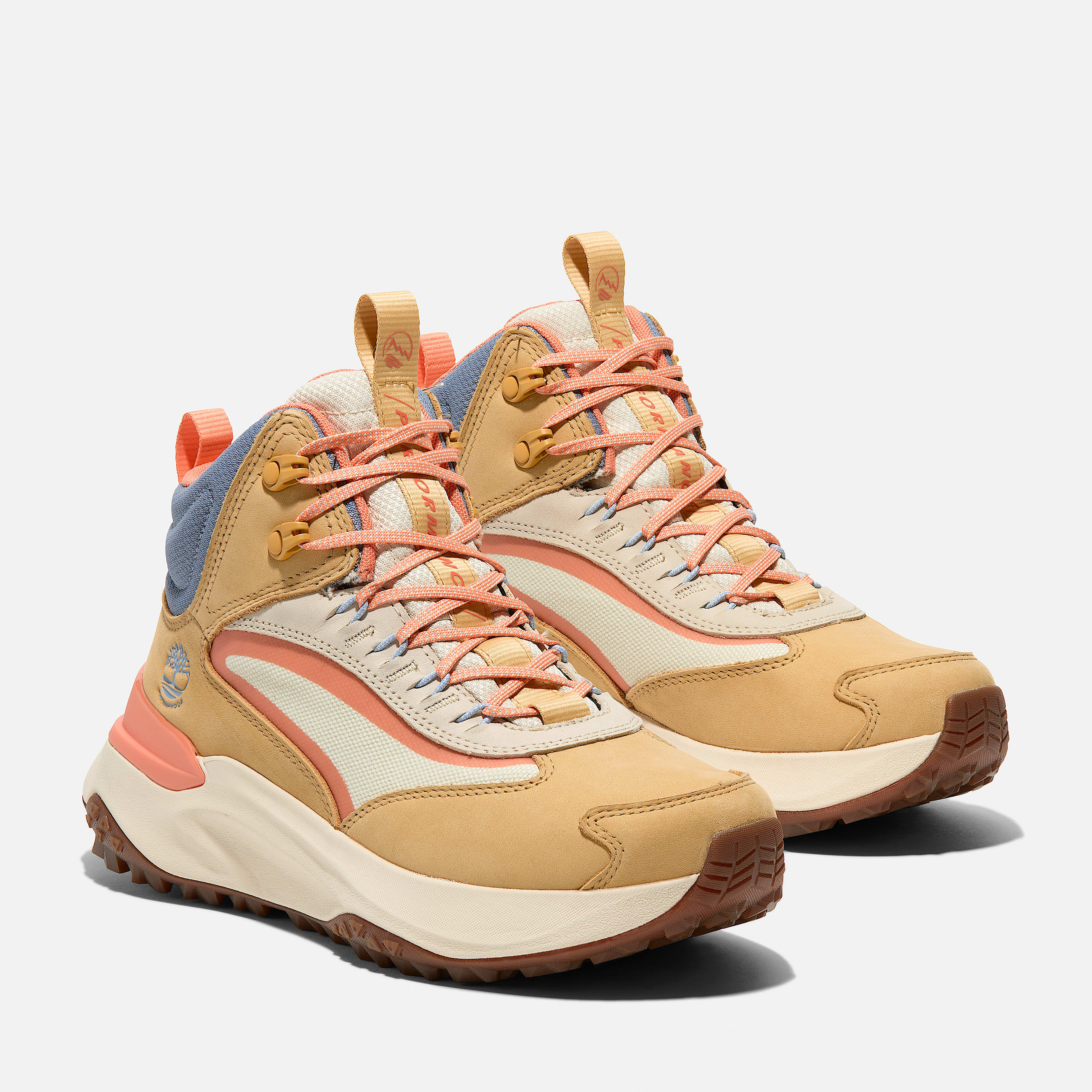 Womens Motion Access Mid LaceUp Waterproof Hiking Boot TBL Yellow Nubuck ALT4