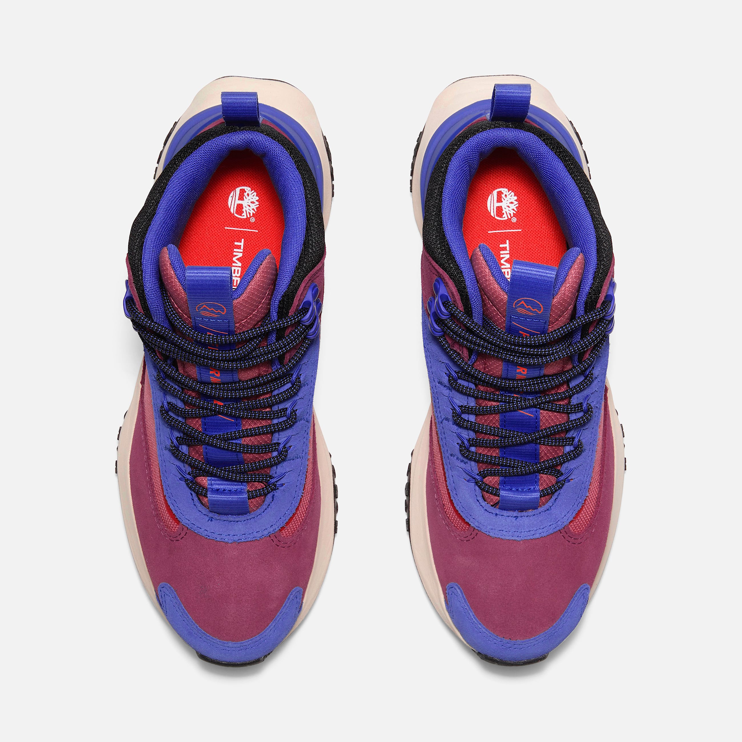 Womens Motion Access Mid LaceUp Waterproof Hiking Boot TBL Dark Pink Suede ALT2