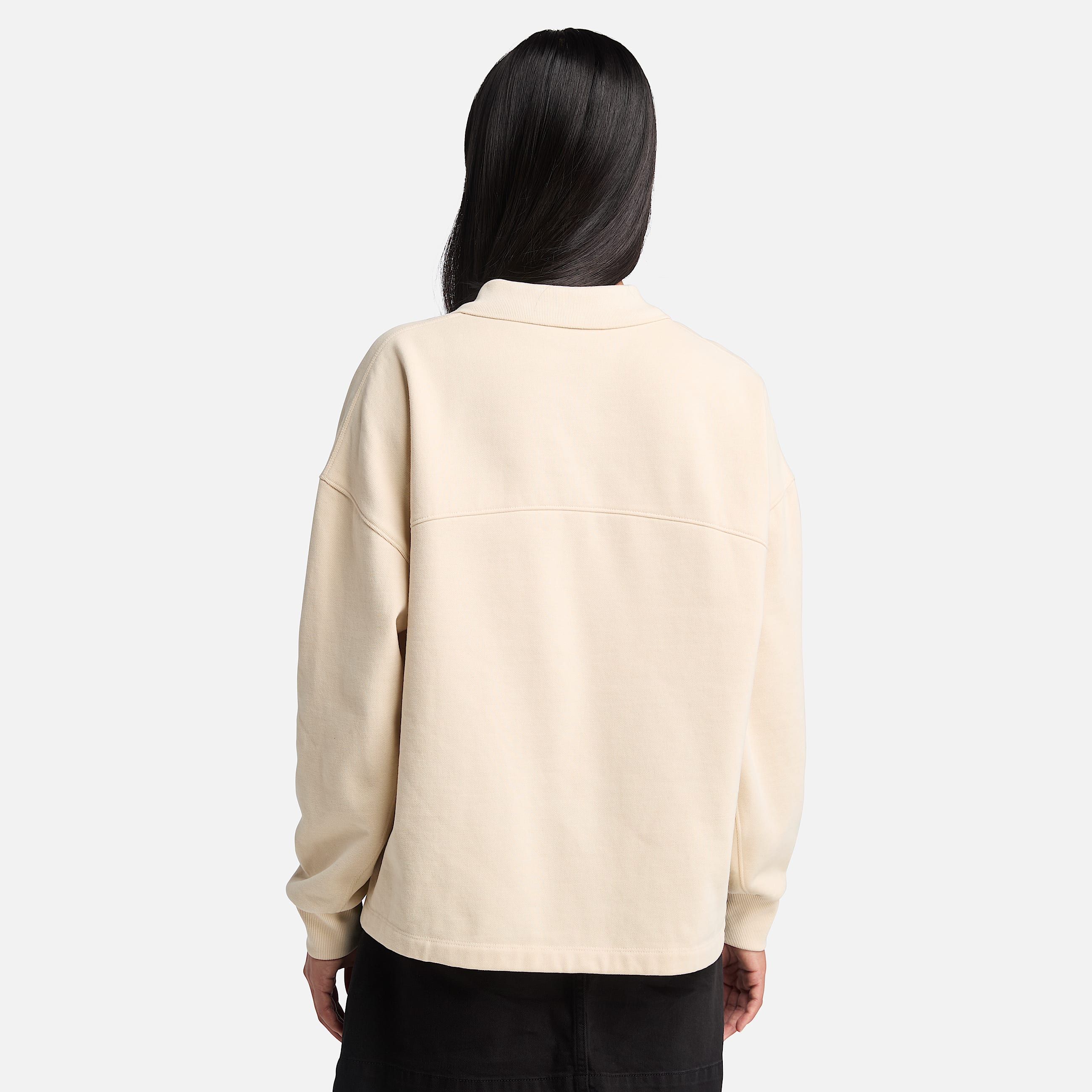 Womens Lush Polo Sweatshirt TBL Angora ALT9