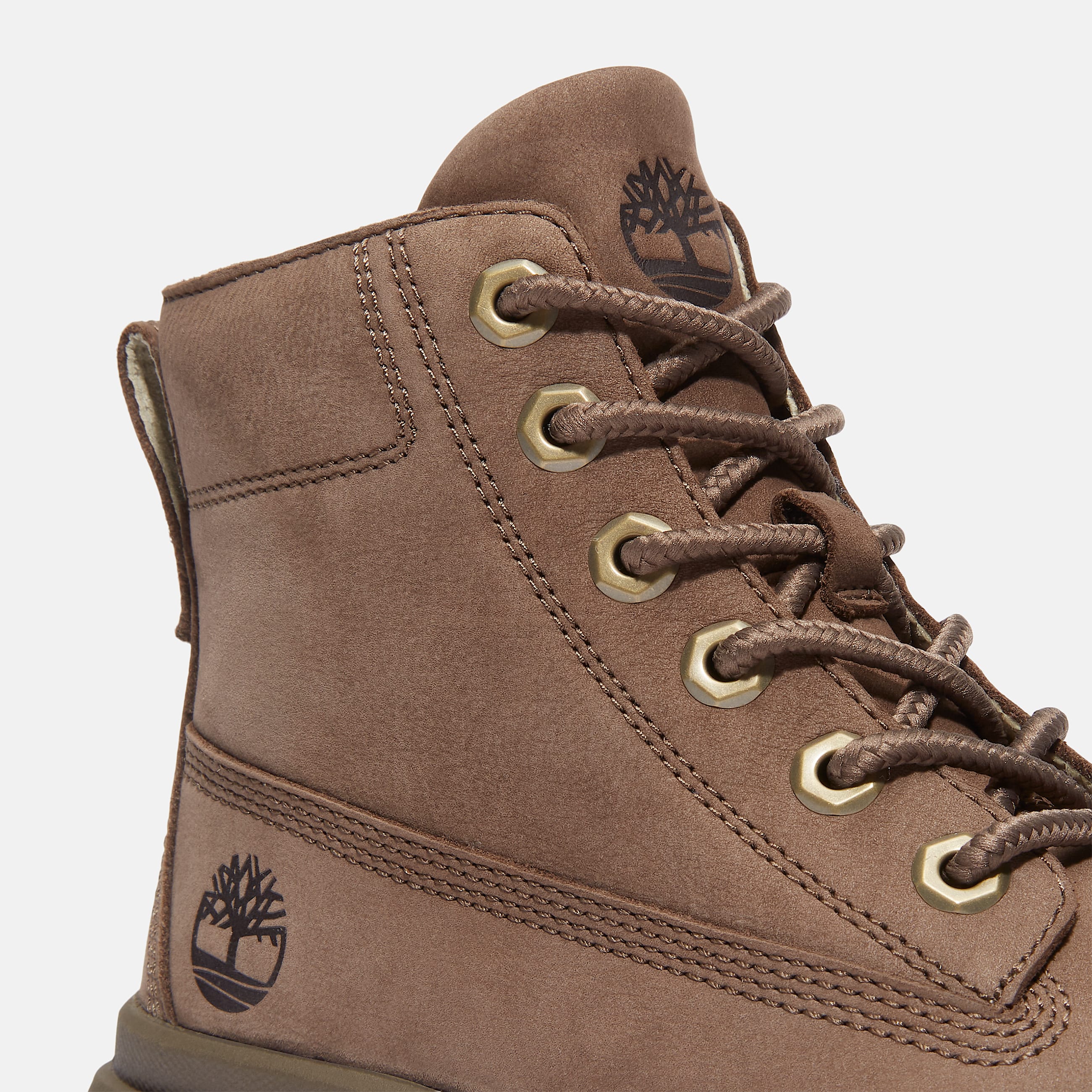 Botas Greyfield Mid LaceUp para mujer TBL Nubuck Marrn ALT7