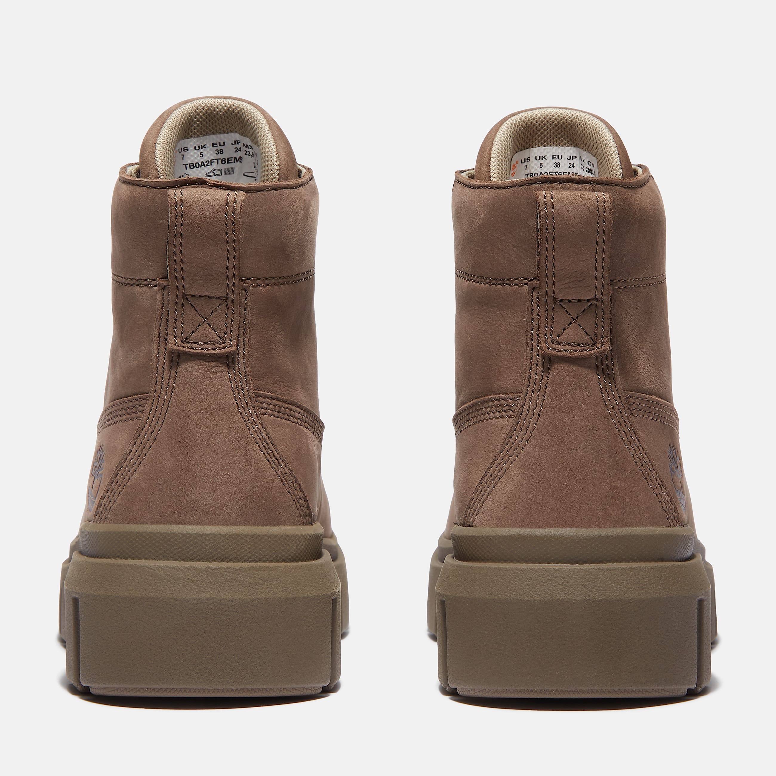 Botas Greyfield Mid LaceUp para mujer TBL Nubuck Marrn ALT5