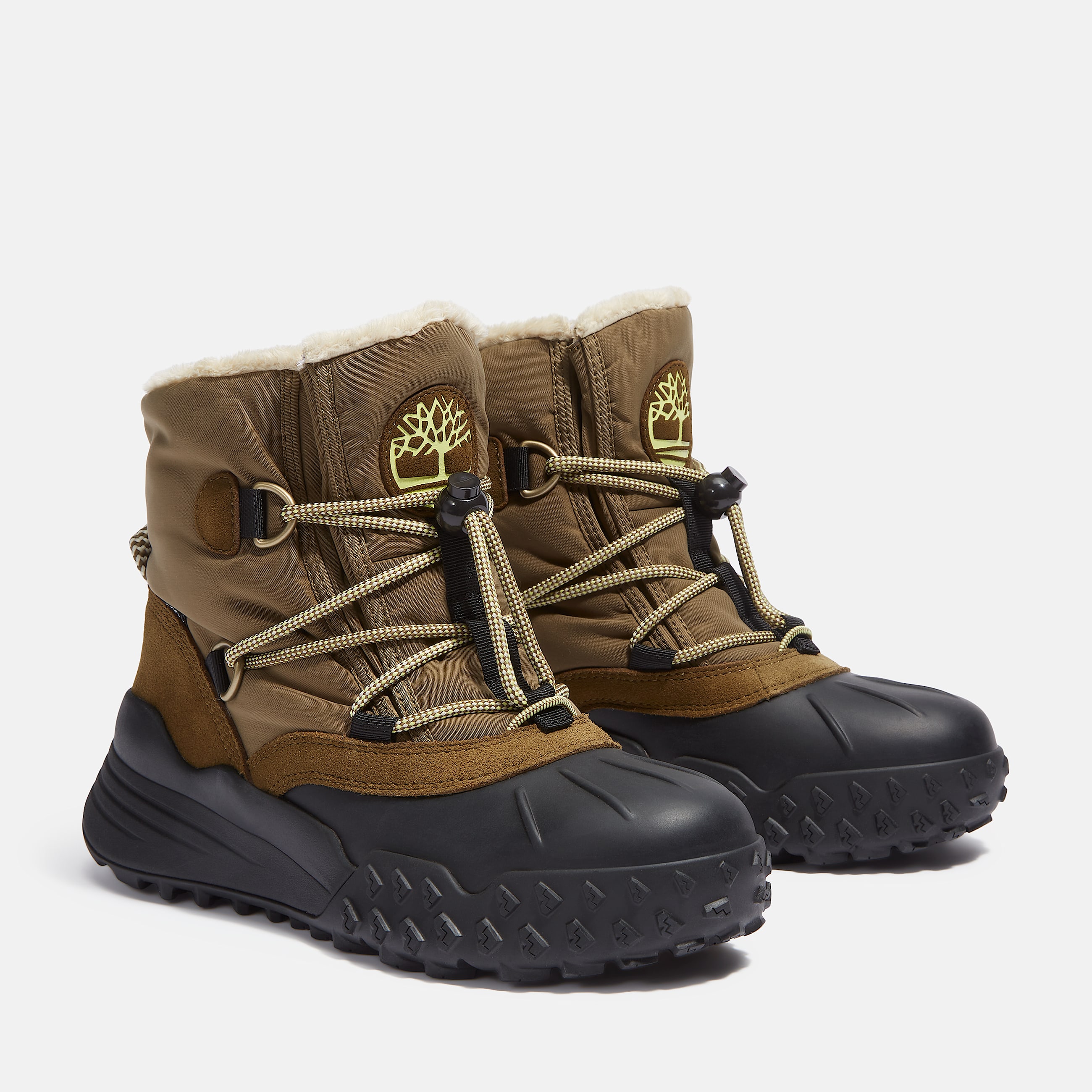 Womens Moriah Range Mid Warm Lined Waterproof Snow Boot TBL Olive Leather ALT4