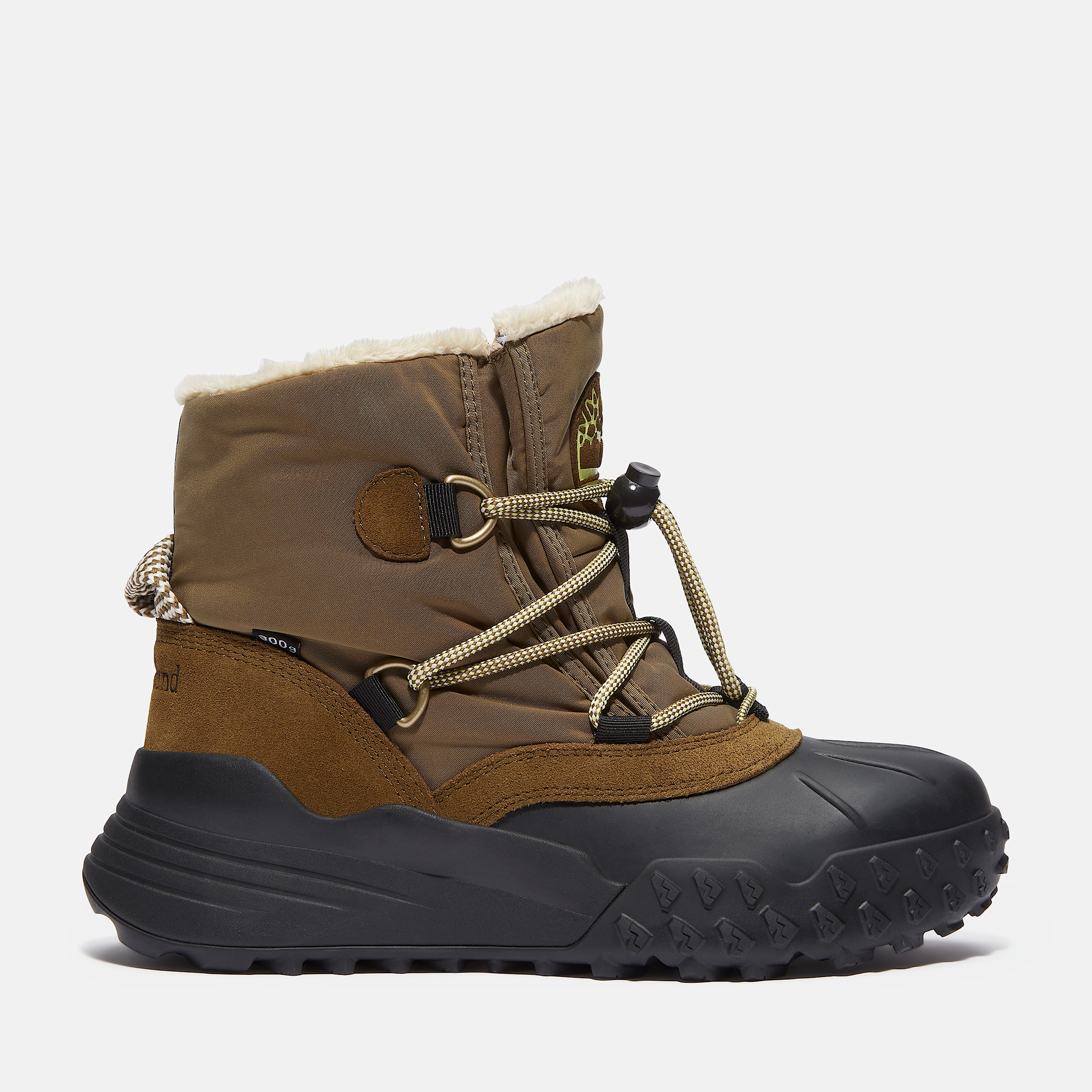 Womens Moriah Range Mid Warm Lined Waterproof Snow Boot TBL Olive Leather HERO