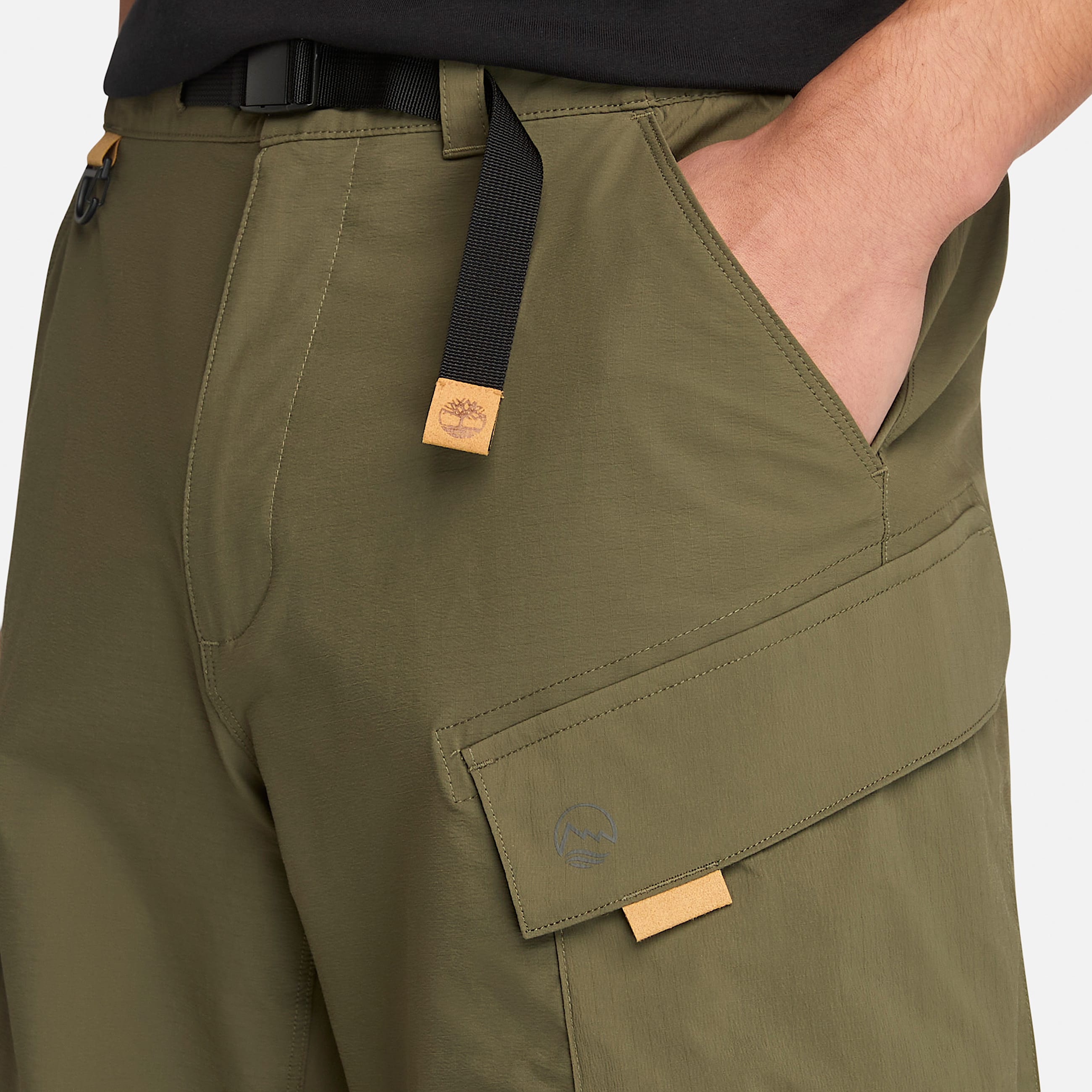 ShortBaxter Peak Stretch para hombre TBL Verde hoja ALT2