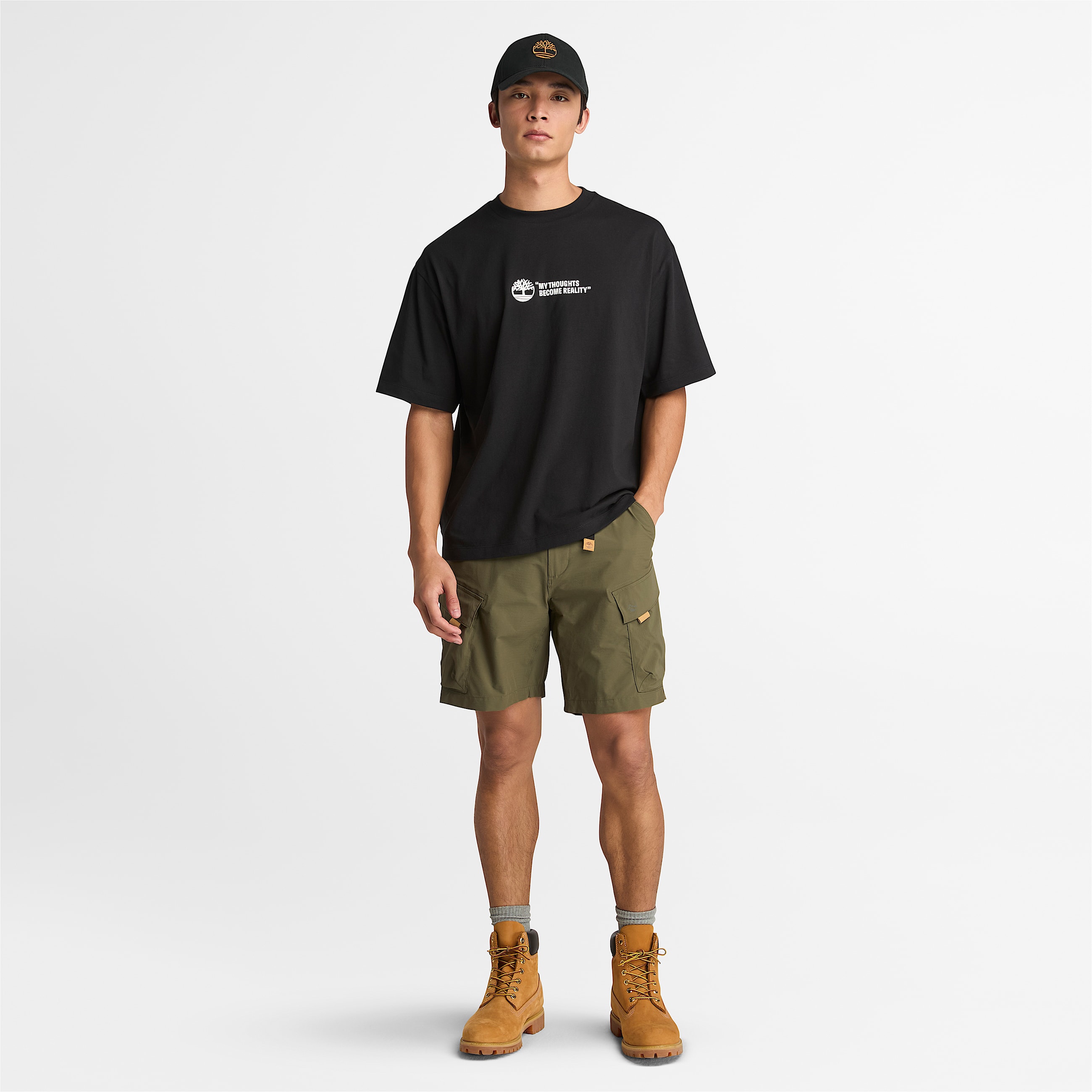 ShortBaxter Peak Stretch para hombre TBL Verde hoja ALT1