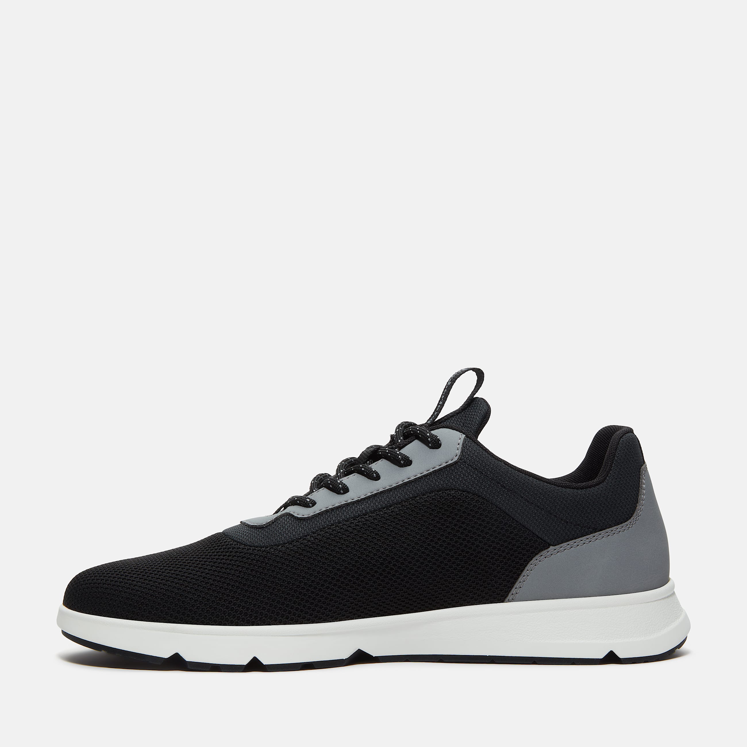 Mens Parker Street Low LaceUp Sneaker TBL Black Knit ALT6