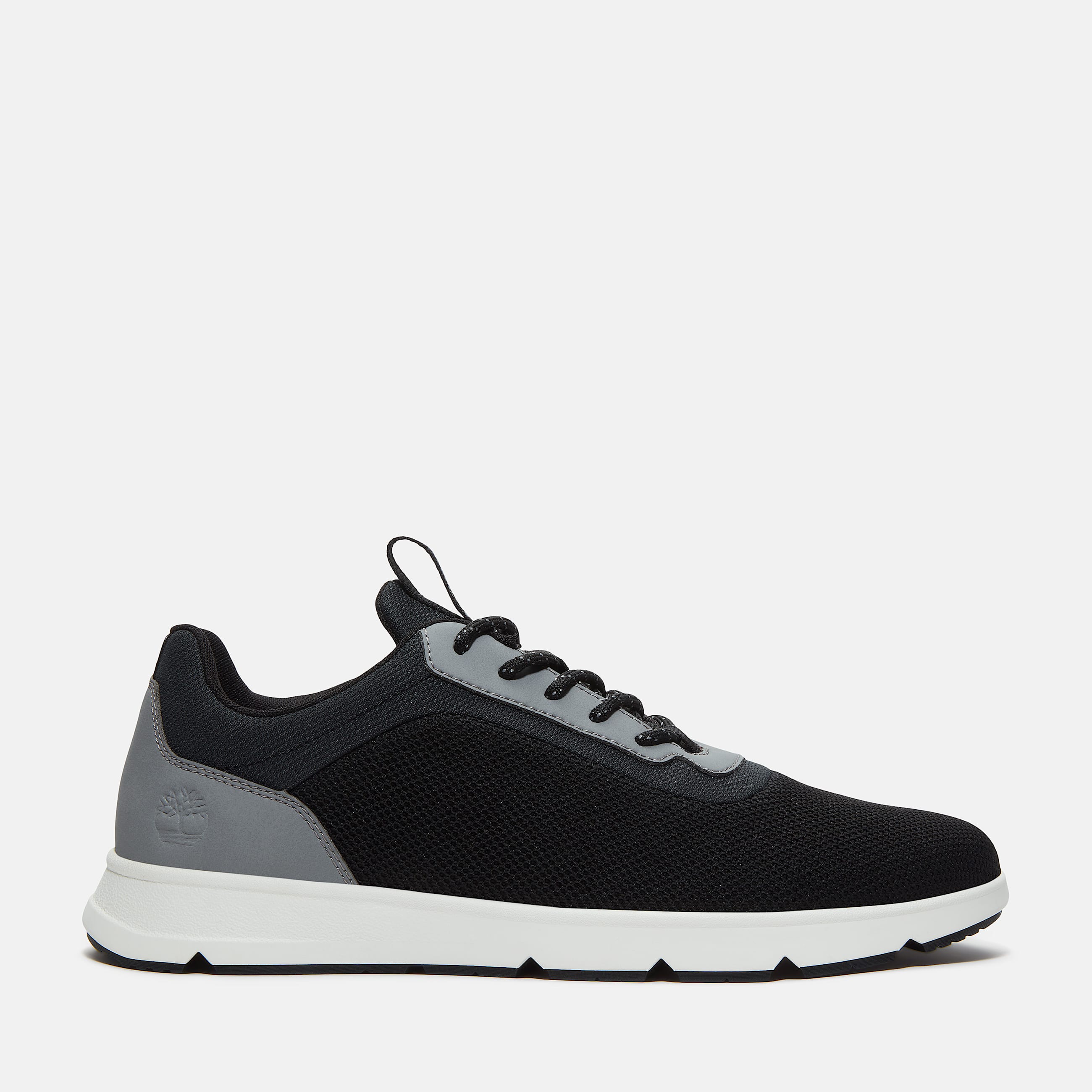 Mens Parker Street Low LaceUp Sneaker TBL Black Knit HERO