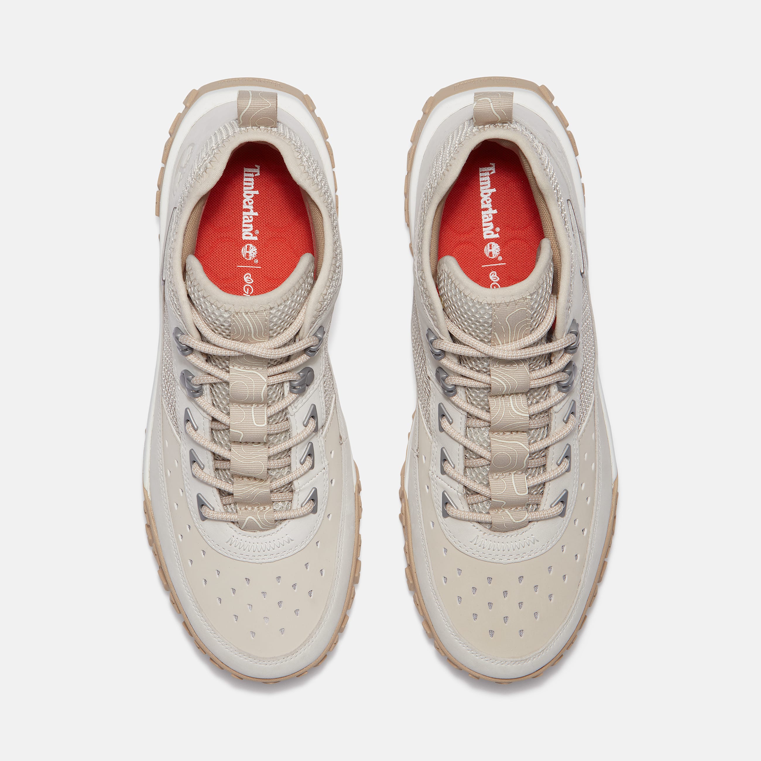 Mens GreenStride Motion 6 Mid LaceUp Hiking Boot TBL Light GreyWhite ALT2