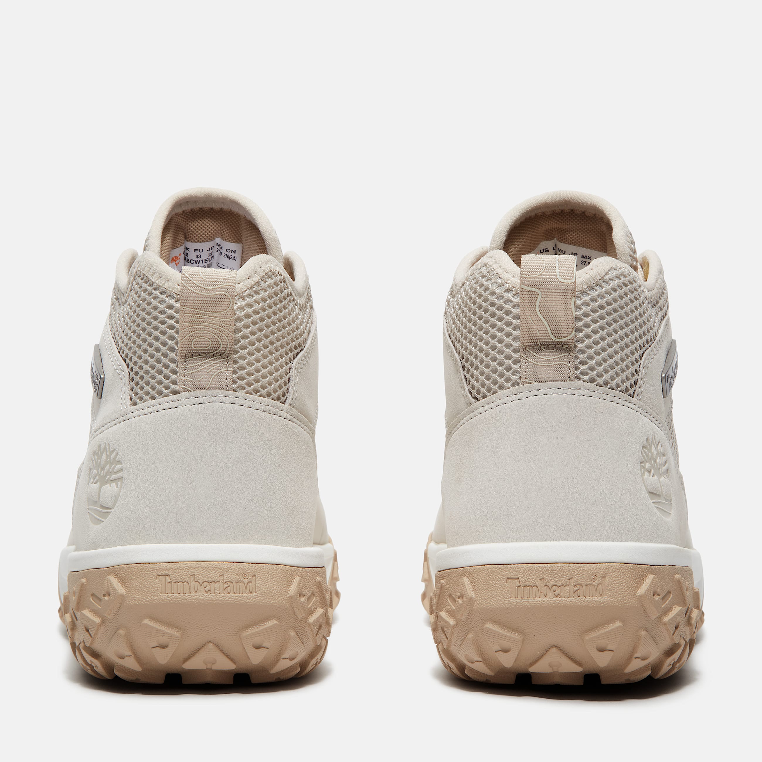 Mens GreenStride Motion 6 Mid LaceUp Hiking Boot TBL Light GreyWhite ALT5