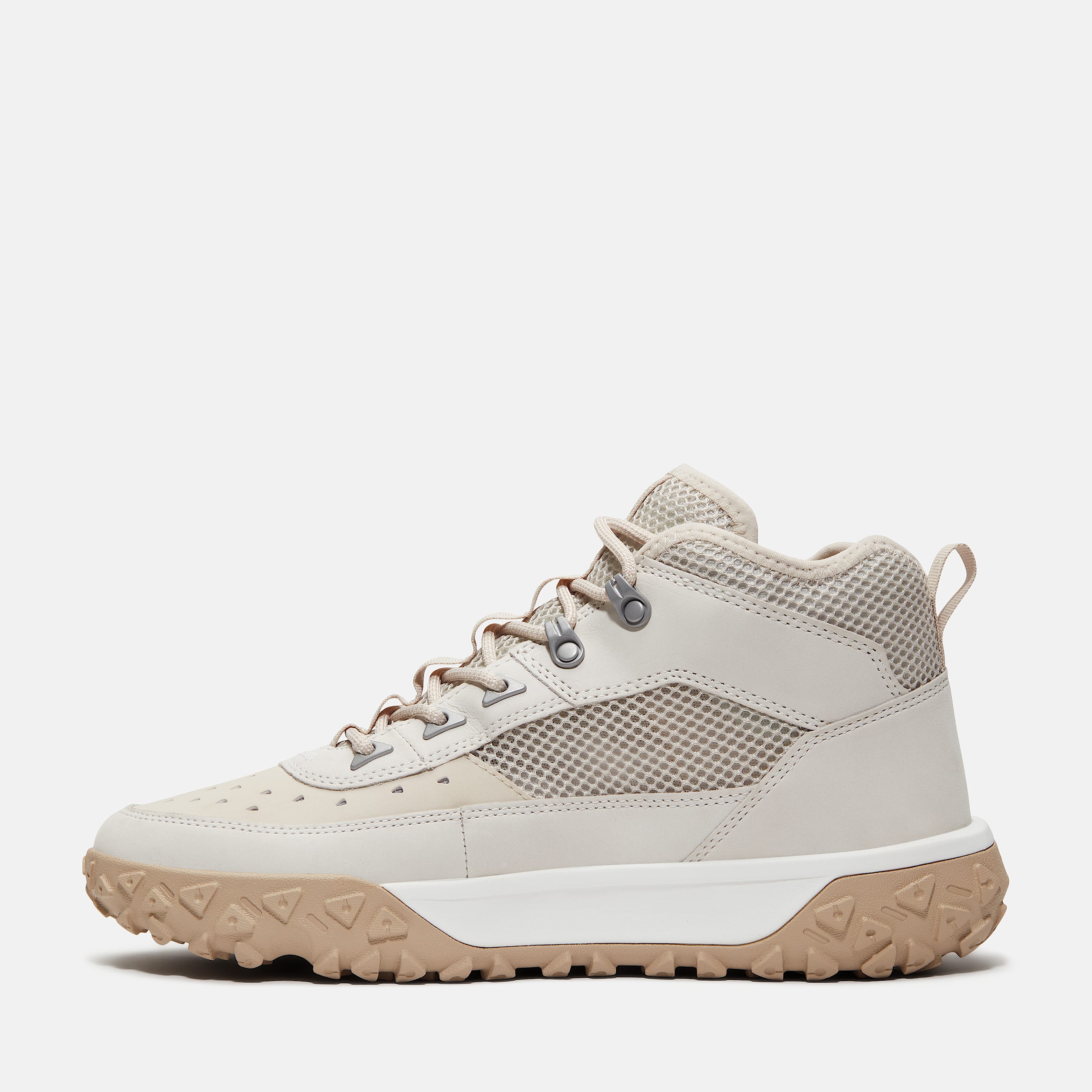 Mens GreenStride Motion 6 Mid LaceUp Hiking Boot TBL Light GreyWhite ALT6