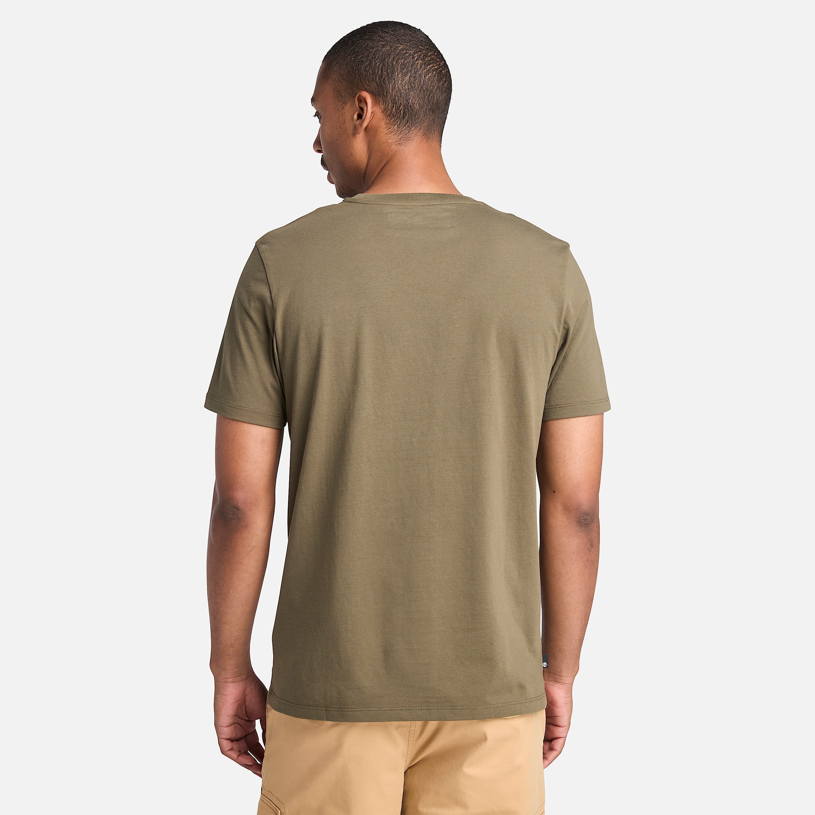 Mens Stack Logo Camo ShortSleeve TShirt TBL Leaf Green ALT9