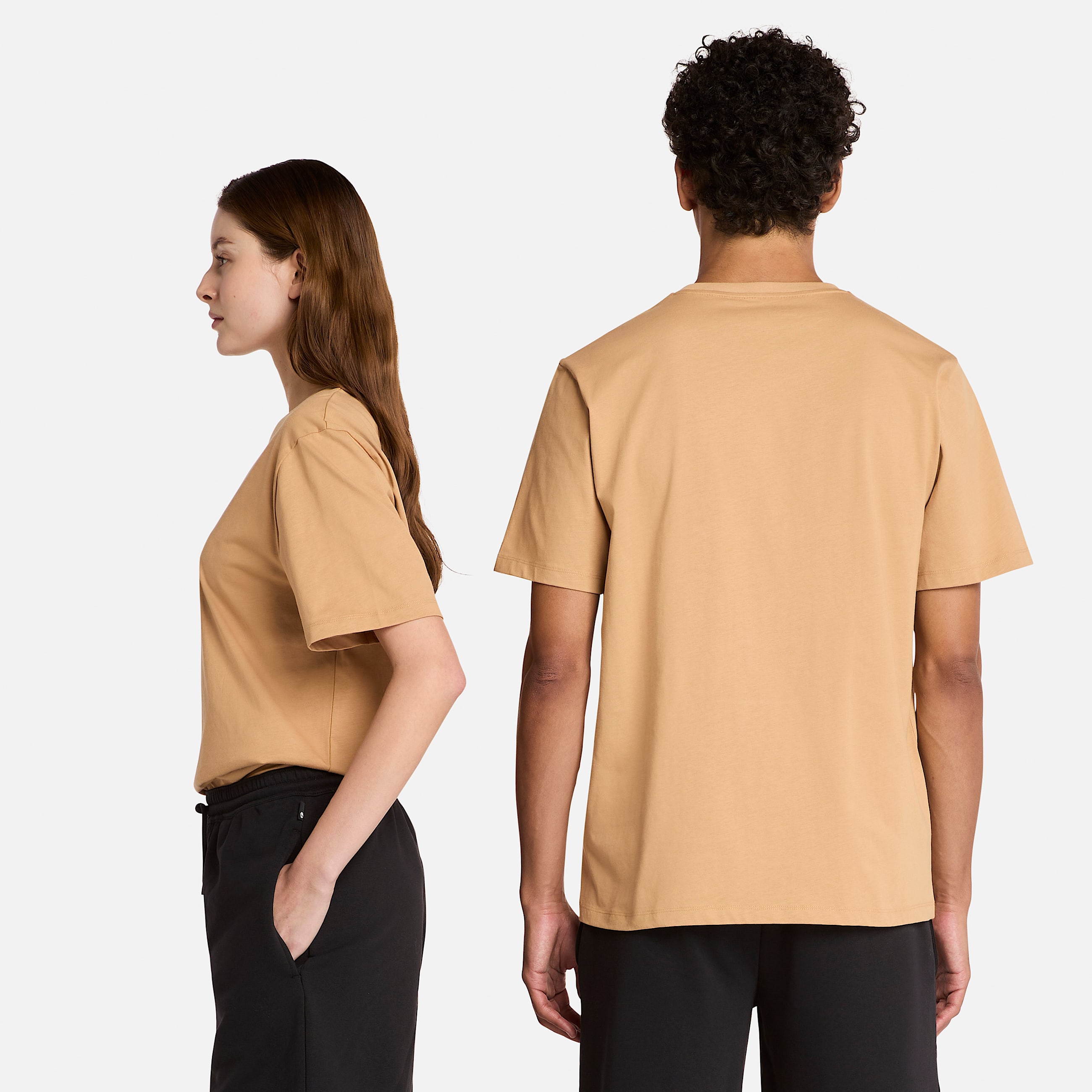 TShirt de manga corta con logo pequeo estampado TBL Trigo claro ALT1