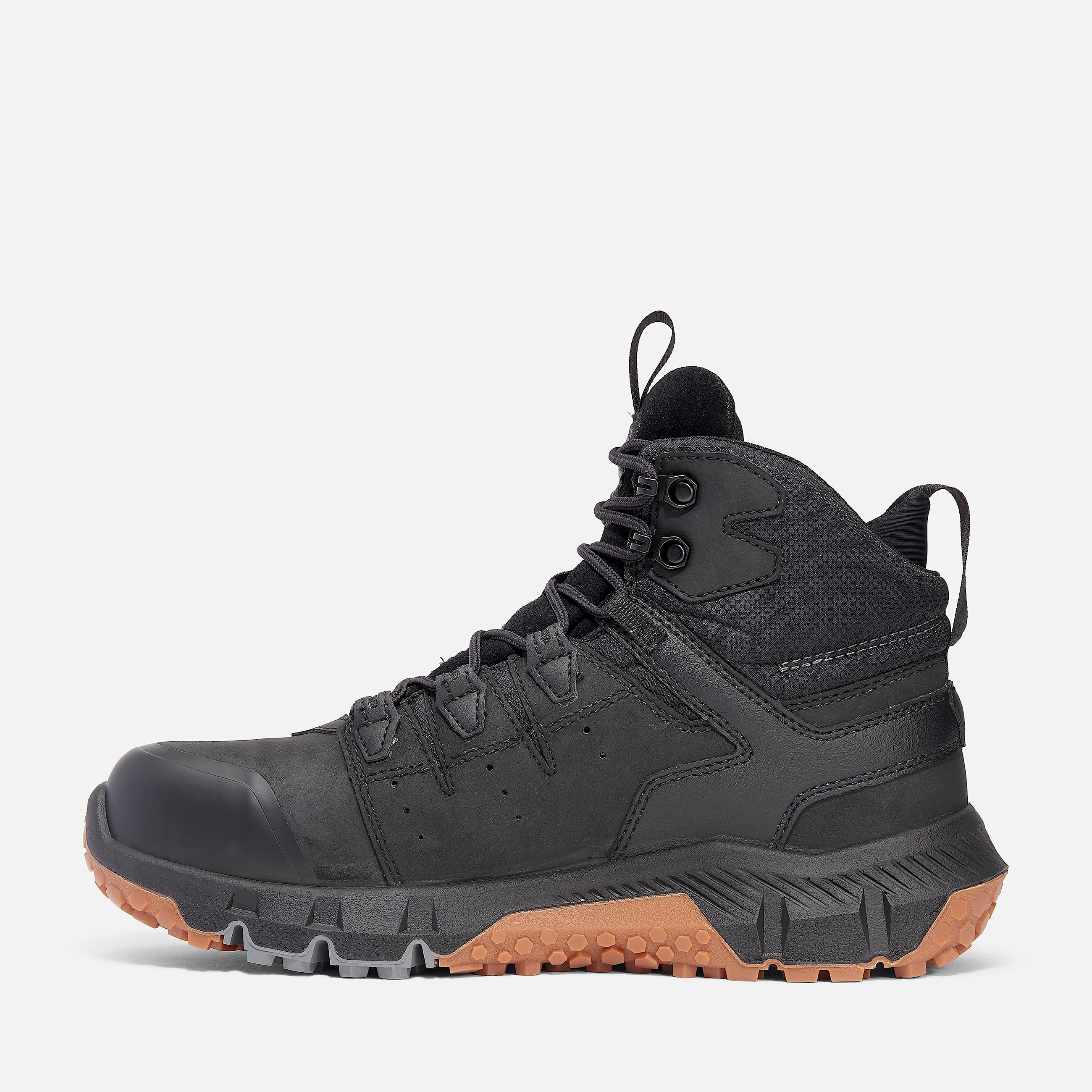 Mens Tempe CSA 6 Alloy Toe Work Boot TBL Black Leather ALT6