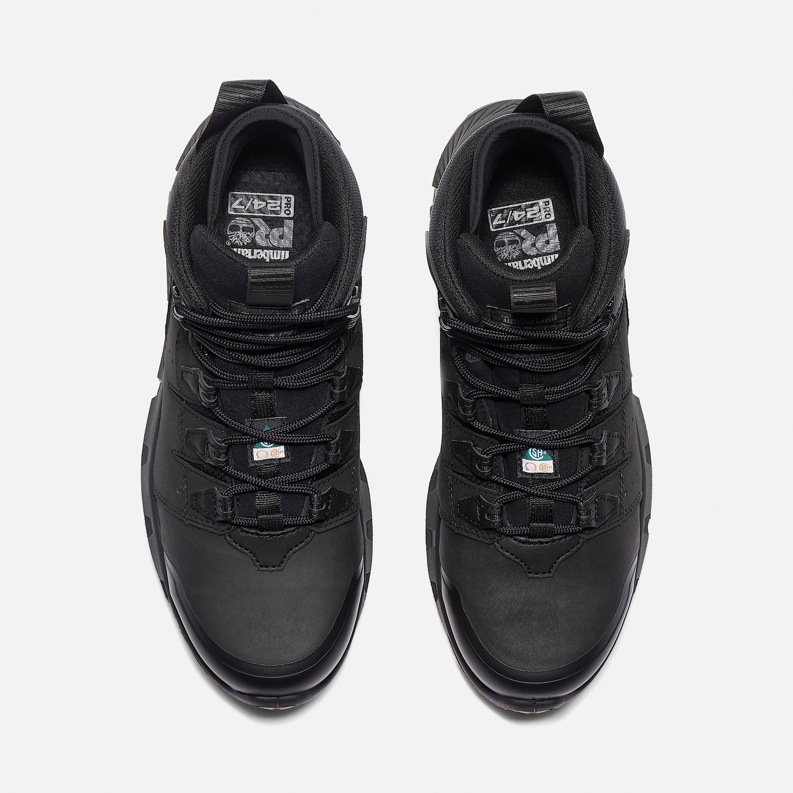 Mens Tempe CSA 6 Alloy Toe Work Boot TBL Black Leather ALT2