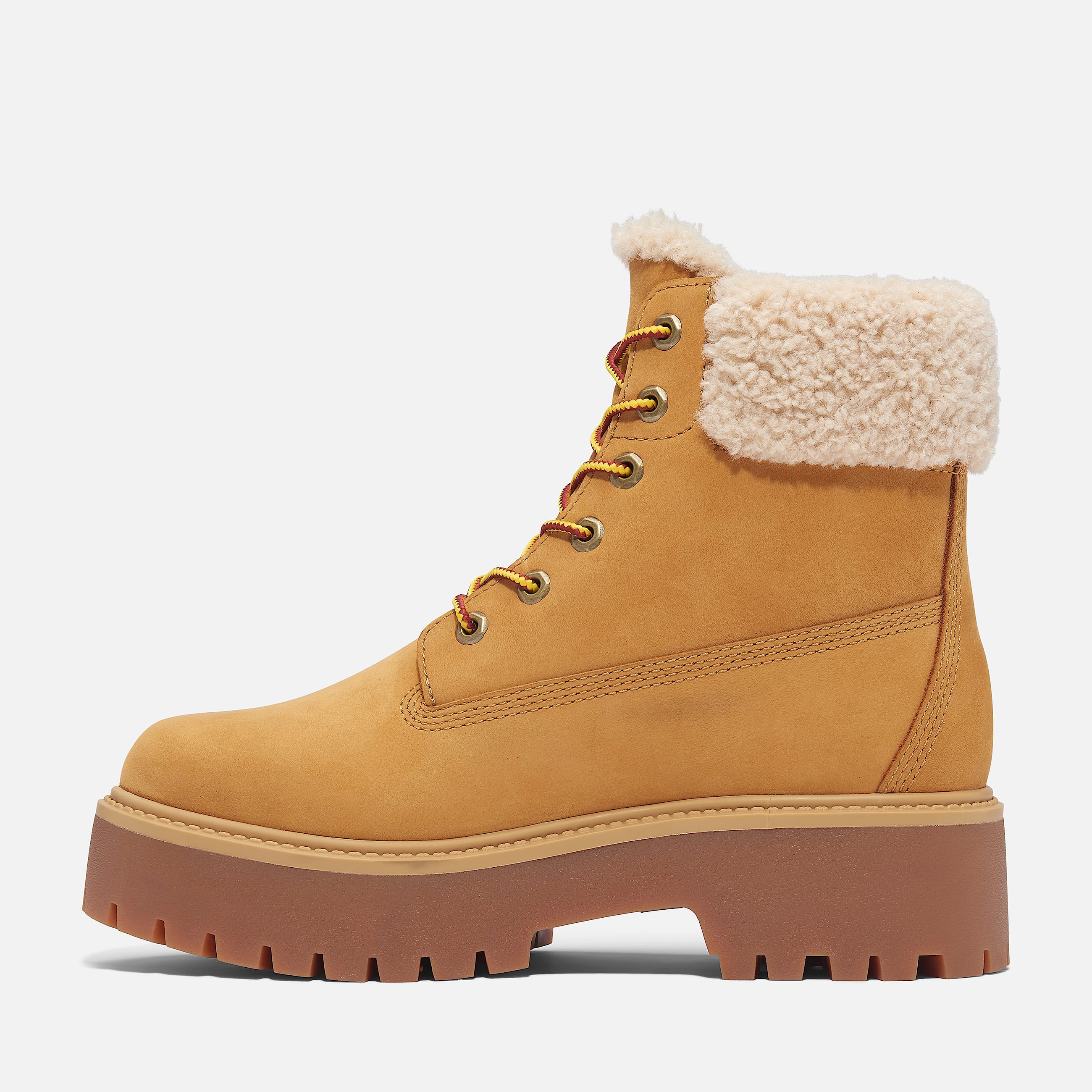 Womens Stone Street WarmLined Waterproof Platform Boot TBL Wheat Nubuck ALT6