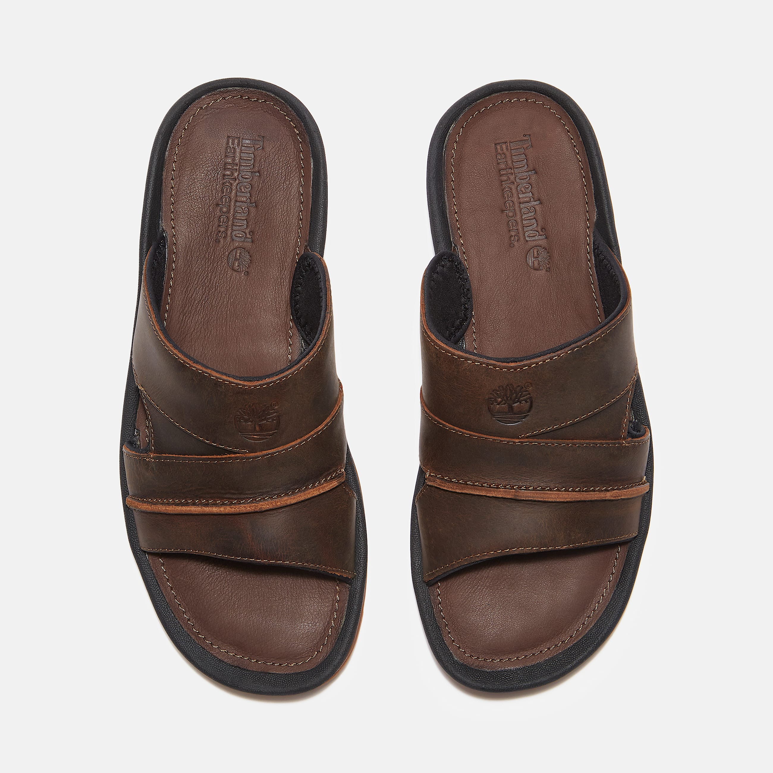 Mens Timberland Originals Slide Sandal TBL Brown ALT2