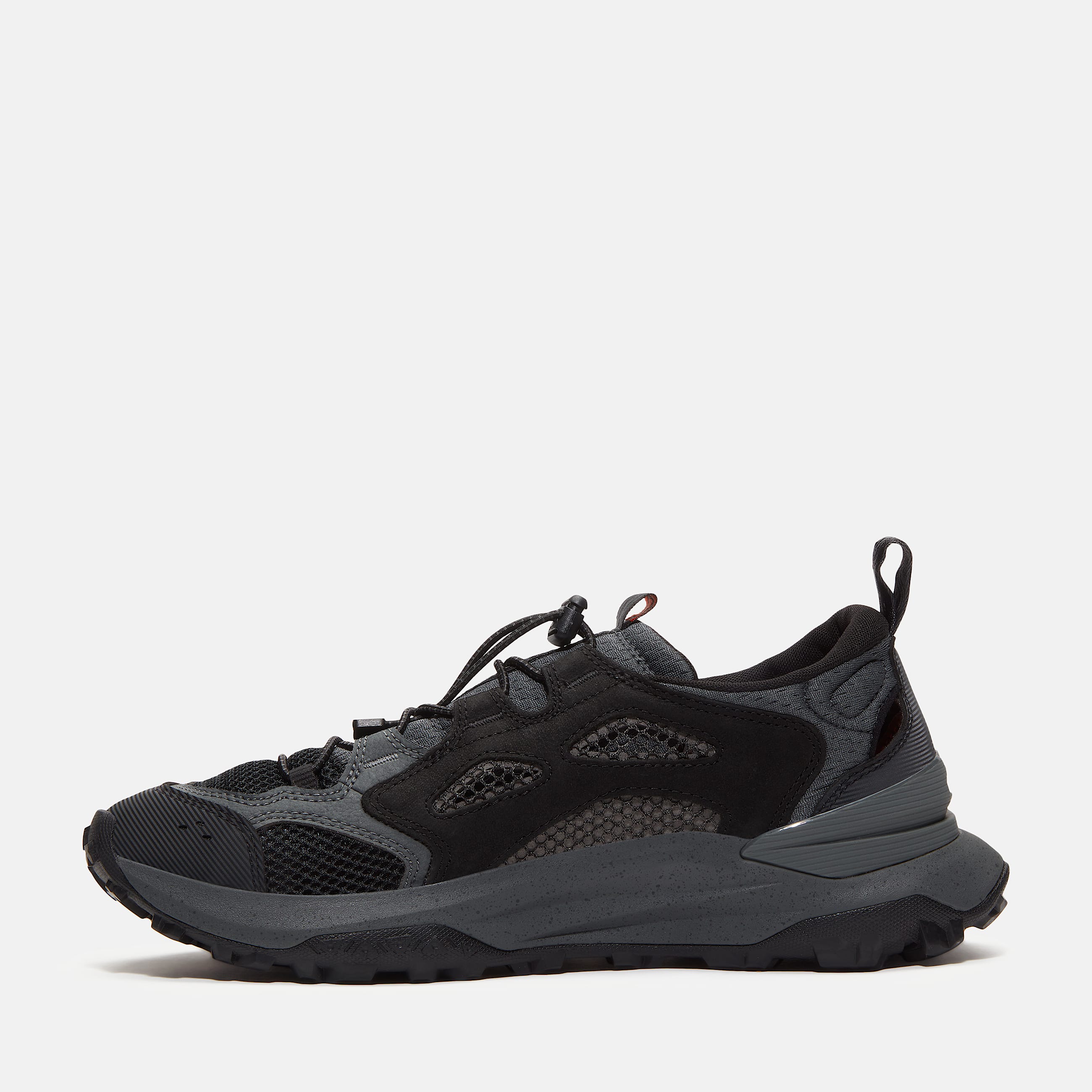 Mens Motion Access Low LaceUp Sneaker TBL Black Mesh ALT6