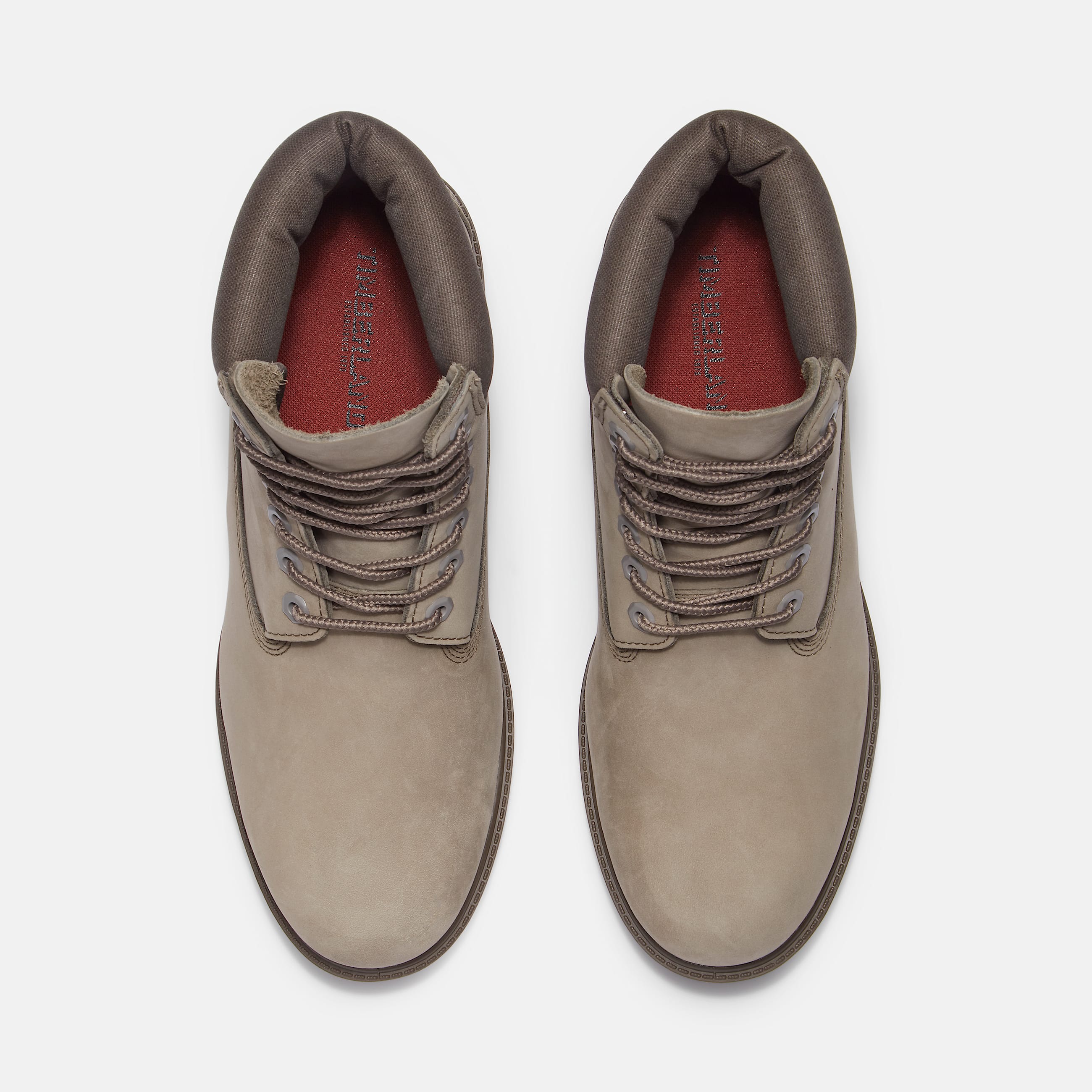 Mens Timberland Heritage 6Inch Waterproof Boot TBL Olive Nubuck ALT2