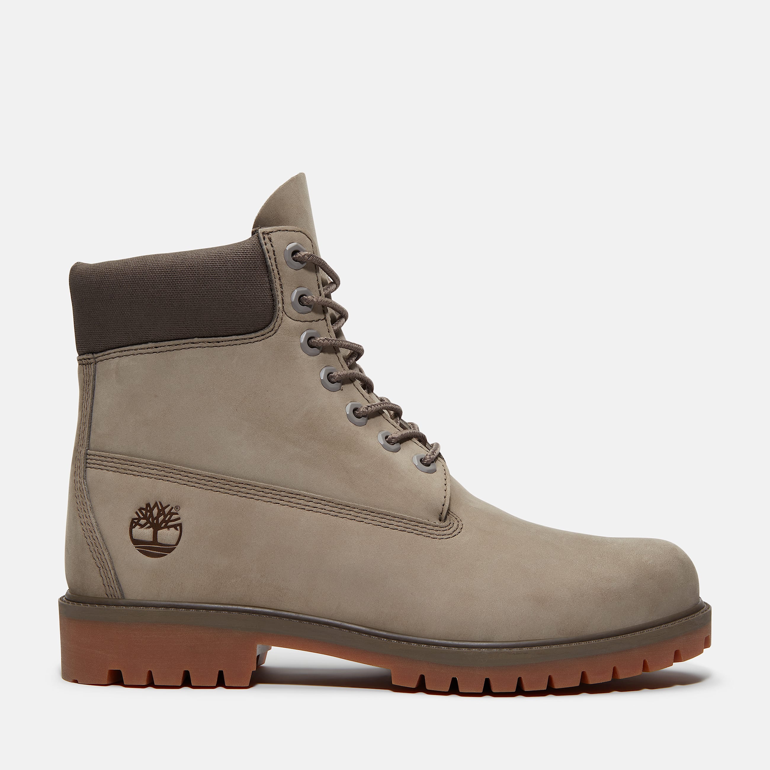 Mens Timberland Heritage 6Inch Waterproof Boot TBL Olive Nubuck HERO