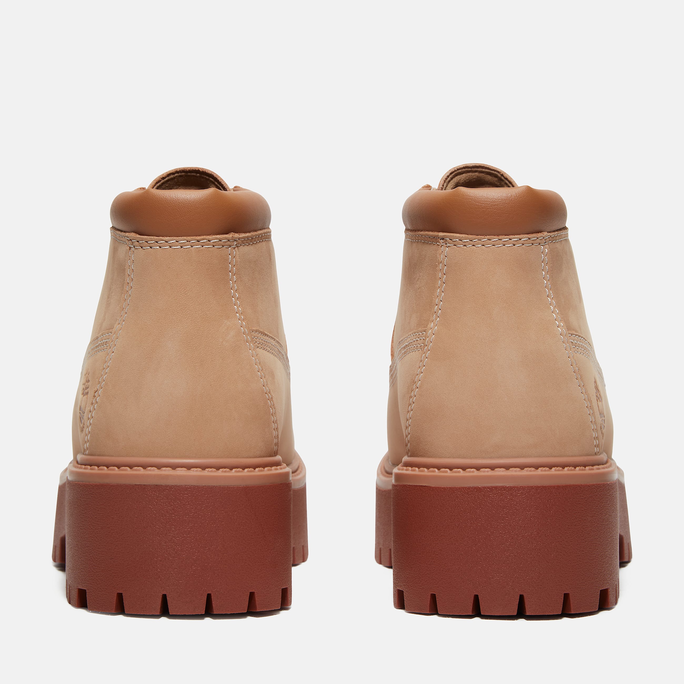 Womens Stone Street Waterproof Platform Chukka TBL Medium Beige Nubuck ALT5