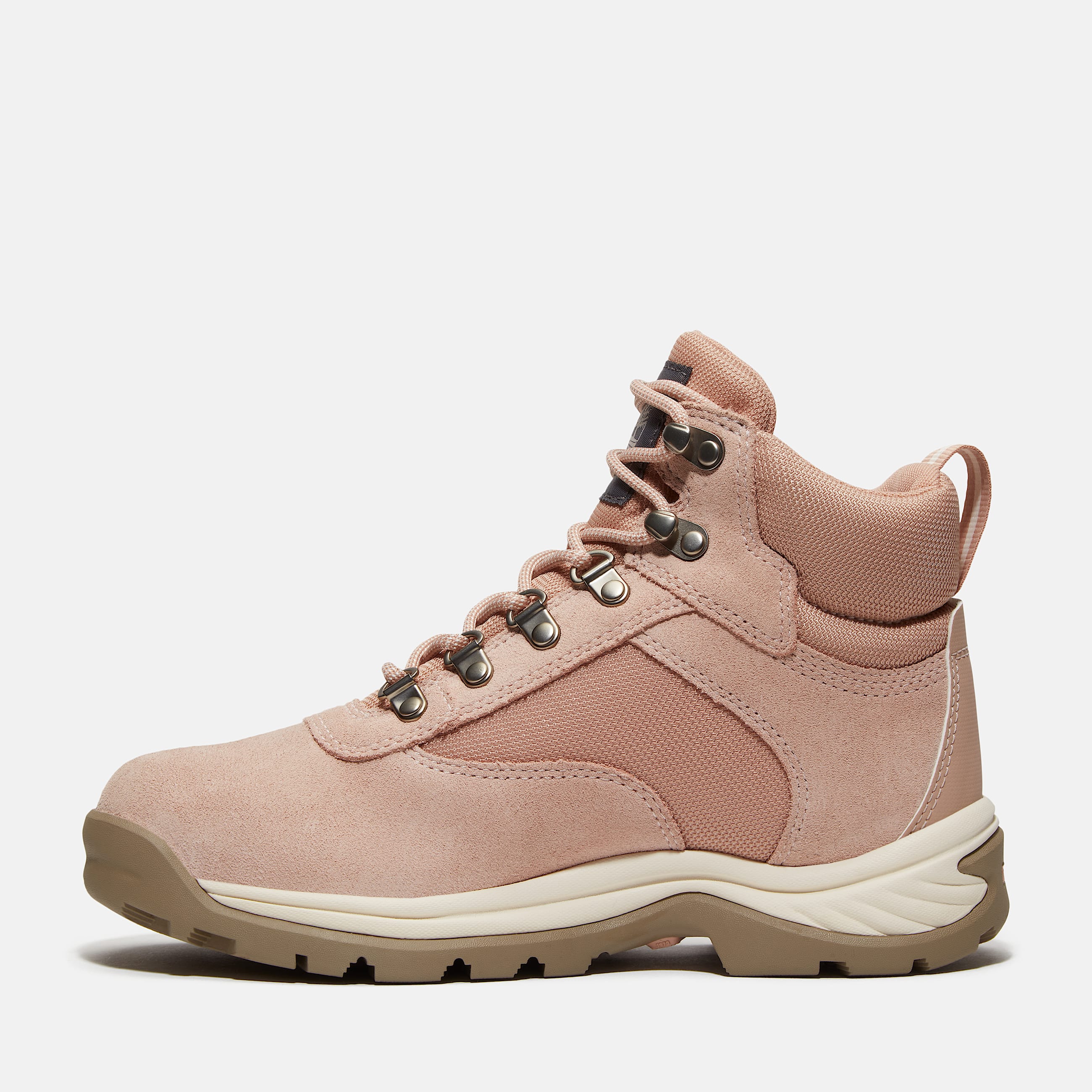 Womens White Ledge Waterproof Hiking Boot TBL Light Beige SuedeMedium Grey ALT6