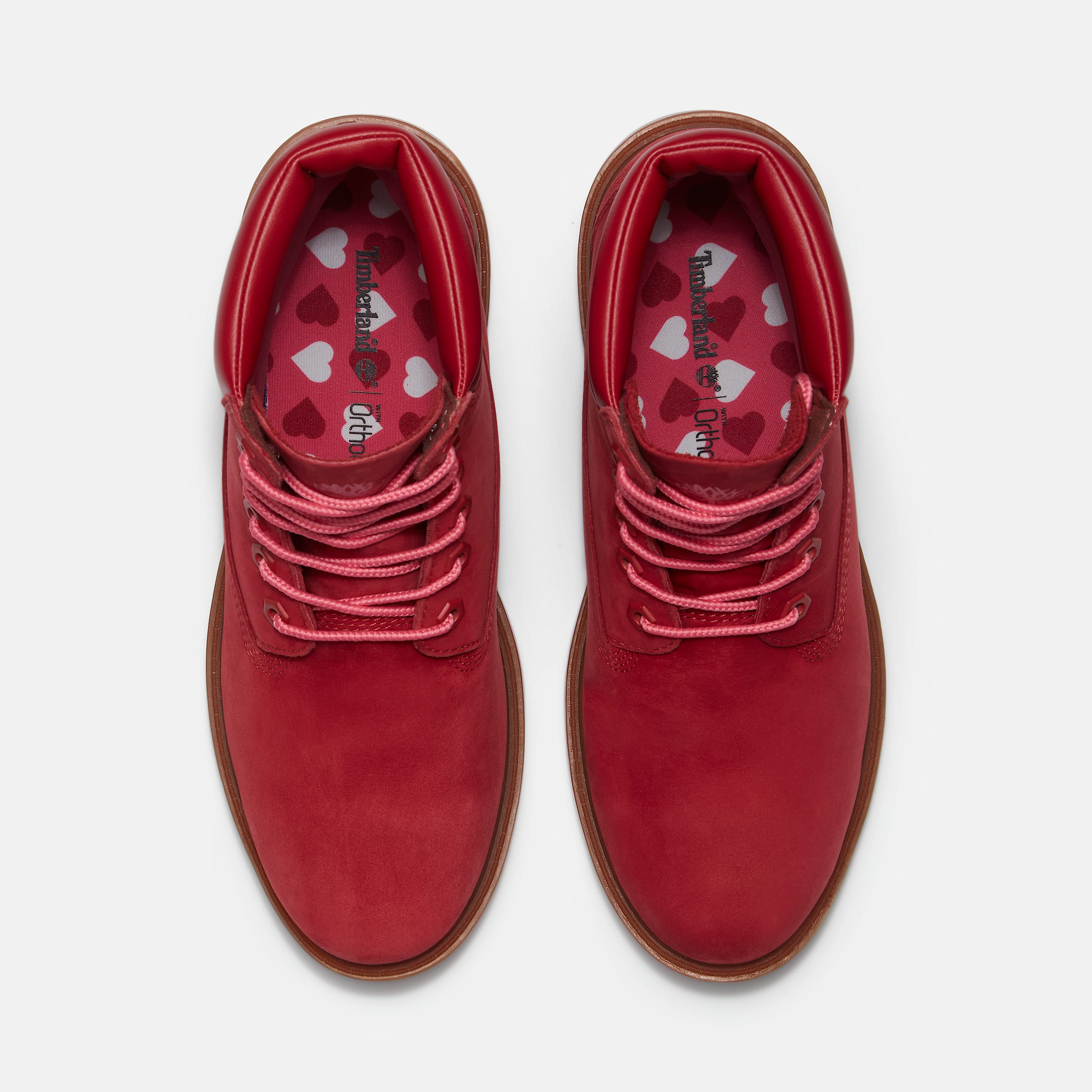 Womens Linden Woods 6Inch Waterproof Boot TBL Dark Red Nubuck ALT2