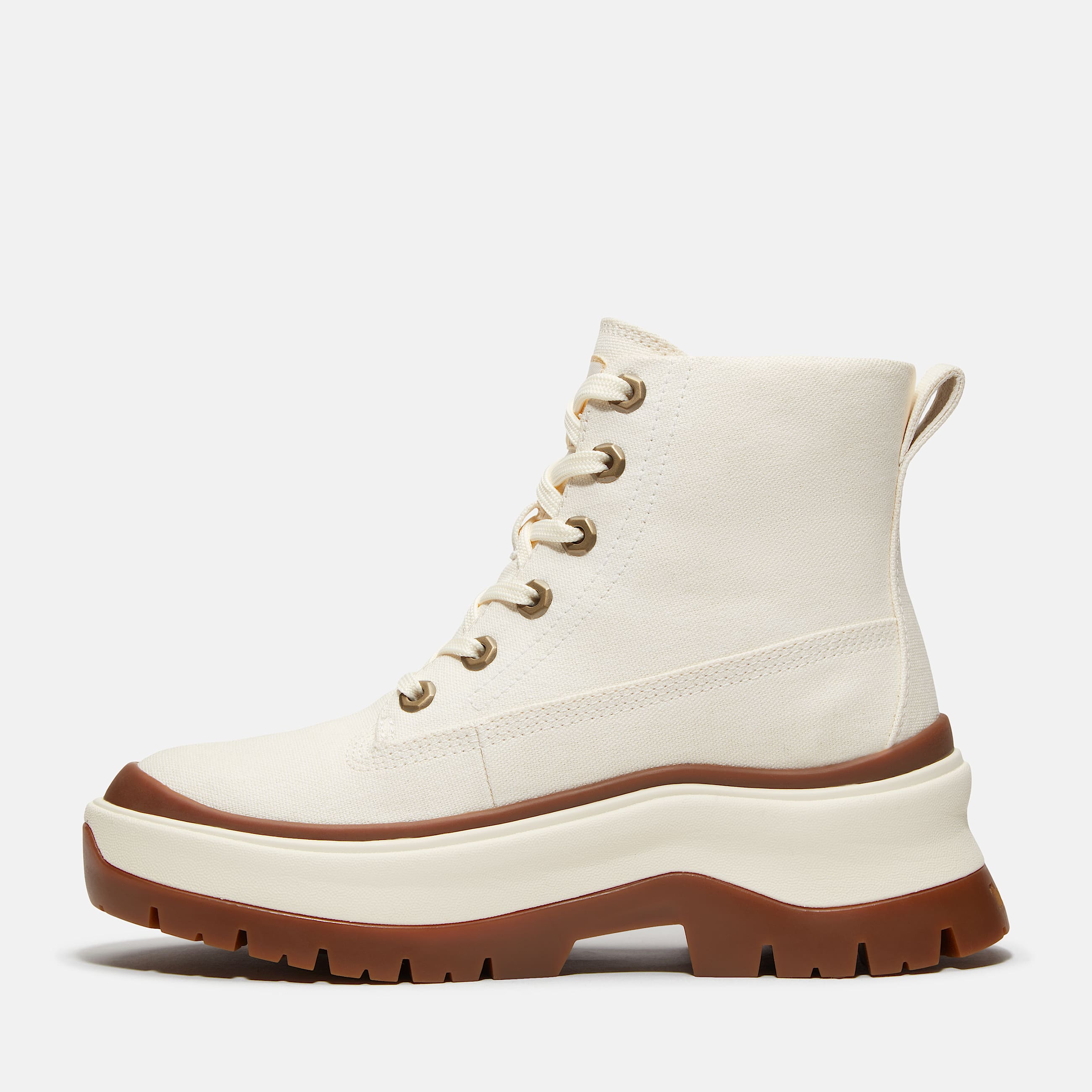 Womens Roxie Lane Mid LaceUp Boot TBL Natural Canvas ALT6