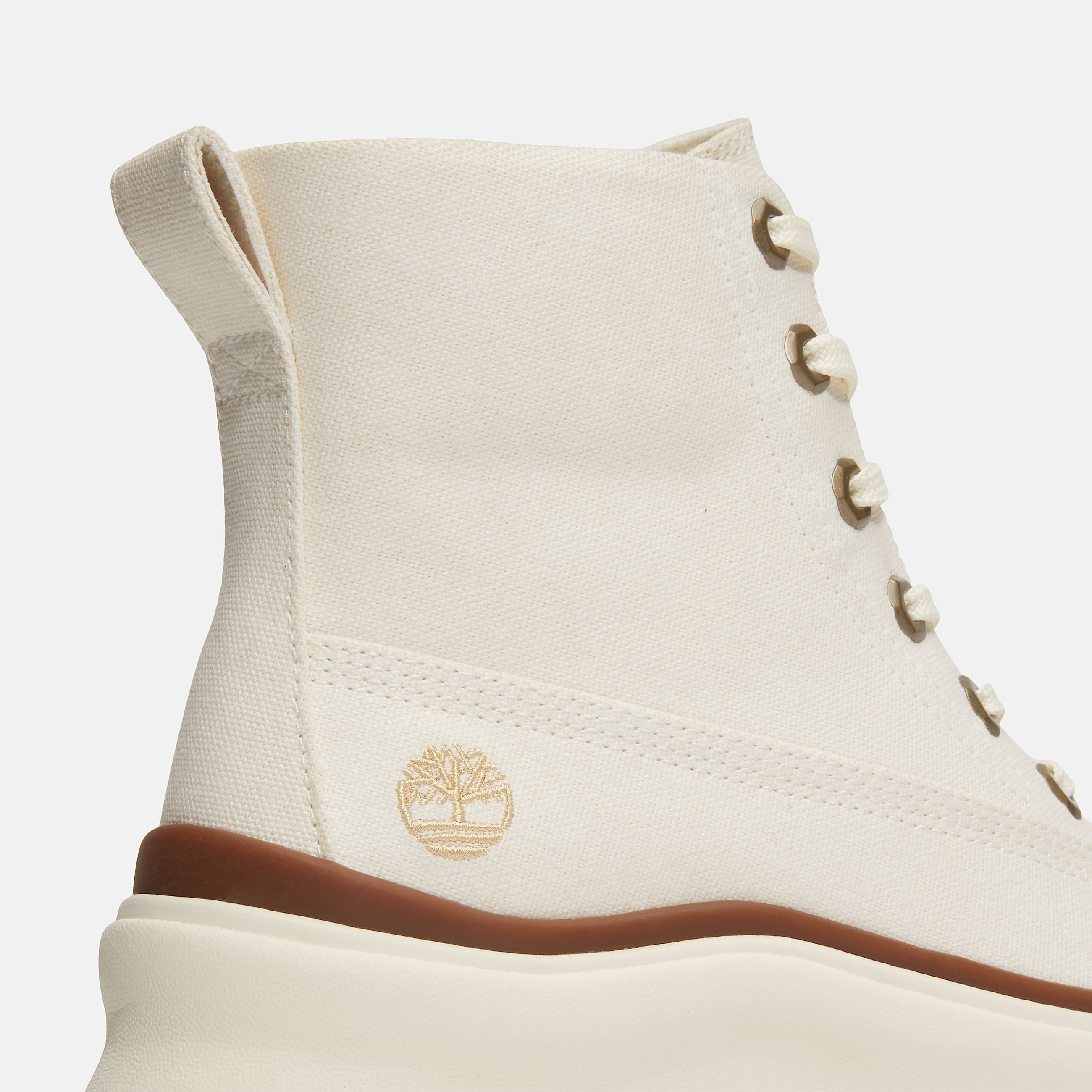 Womens Roxie Lane Mid LaceUp Boot TBL Natural Canvas ALT7