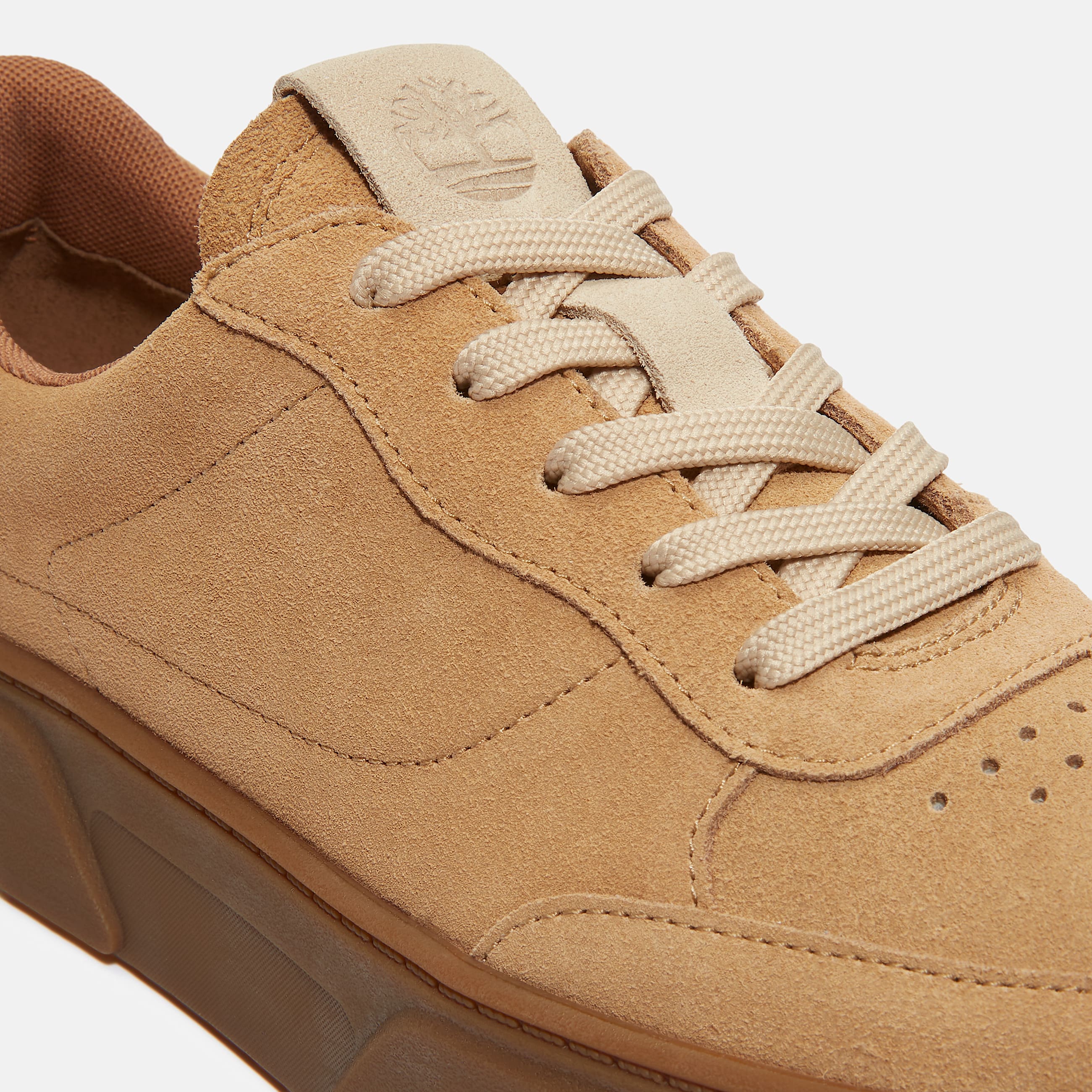 Women's Laurel Court Suede Accent Lace-Up Sneaker