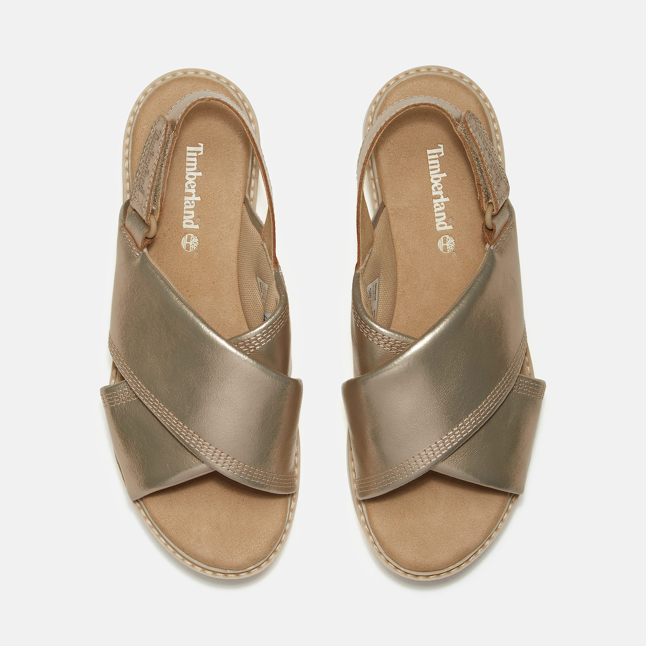 Sandale Safari Dawn  bride dajustement arrire pour femmes TBL Dor mtallique ALT2