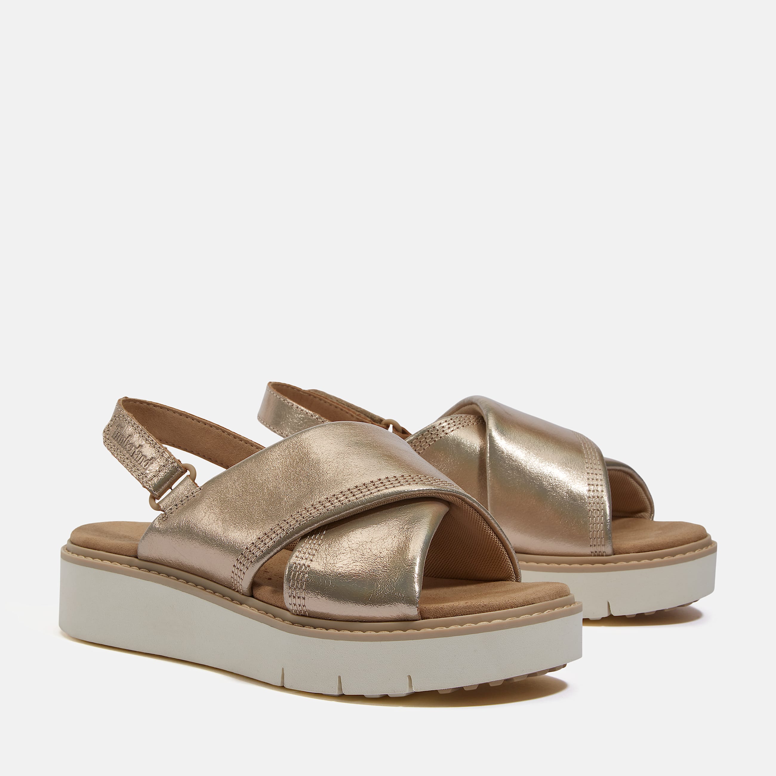 Sandale Safari Dawn  bride dajustement arrire pour femmes TBL Dor mtallique ALT4