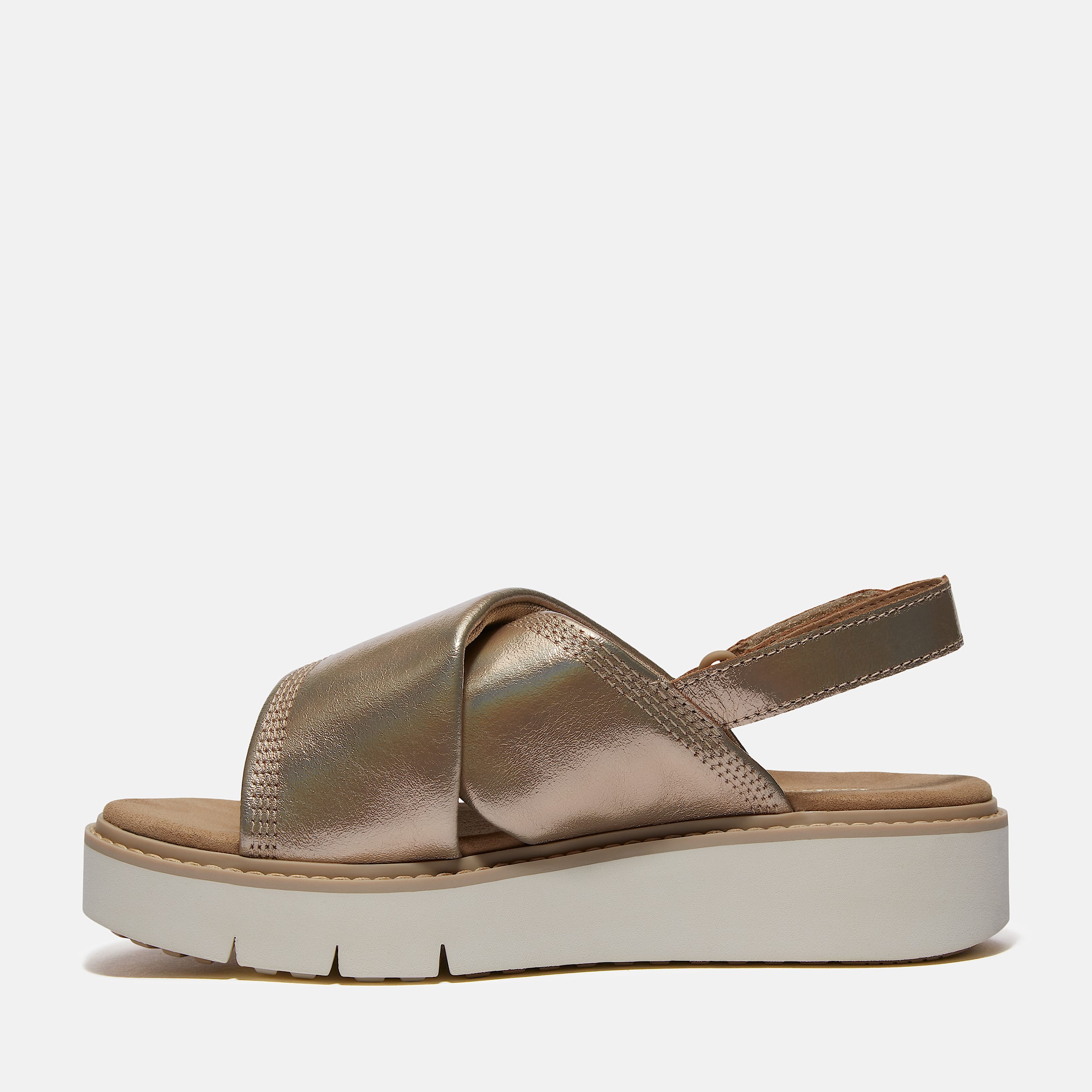 Sandale Safari Dawn  bride dajustement arrire pour femmes TBL Dor mtallique ALT6