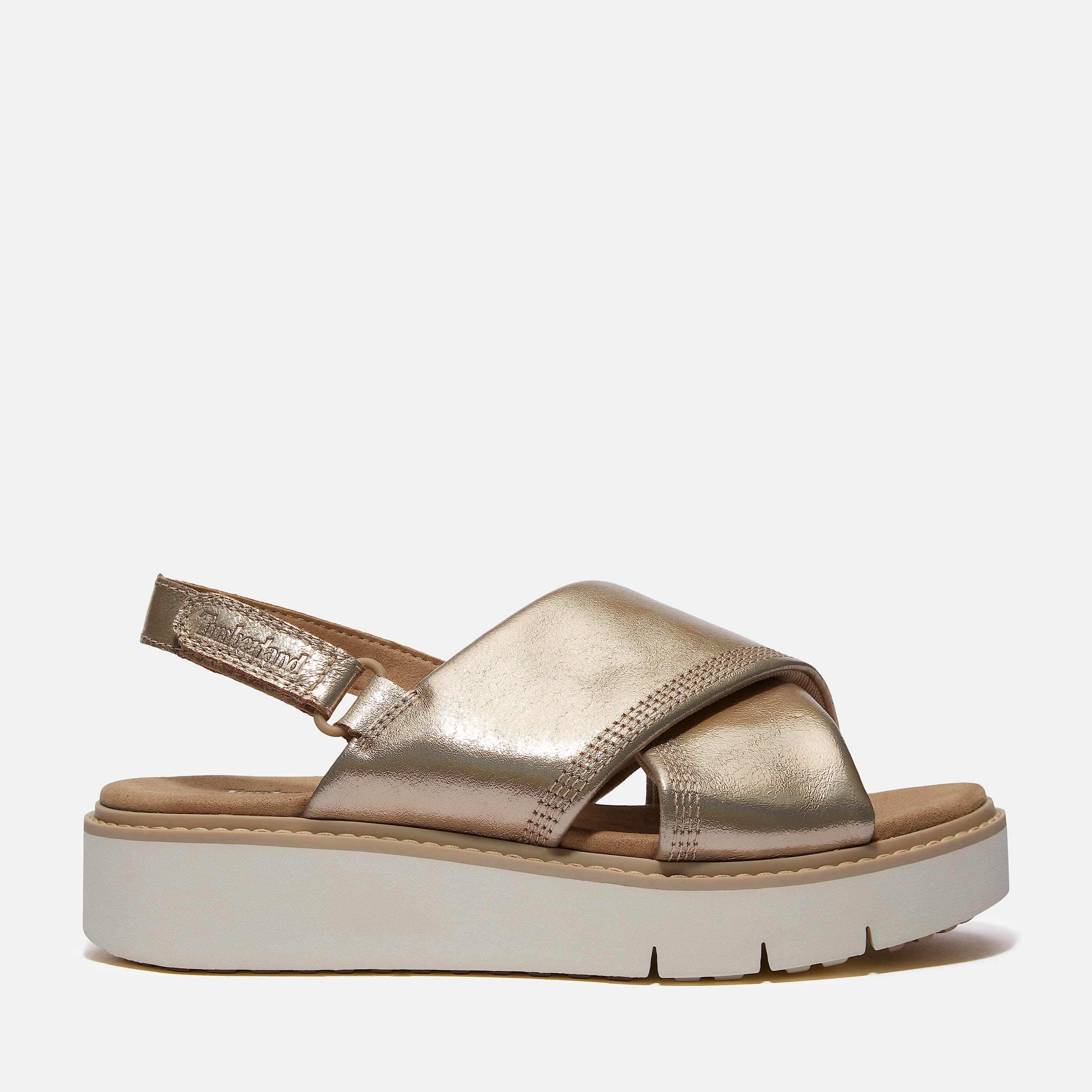 Sandale Safari Dawn  bride dajustement arrire pour femmes TBL Dor mtallique HERO