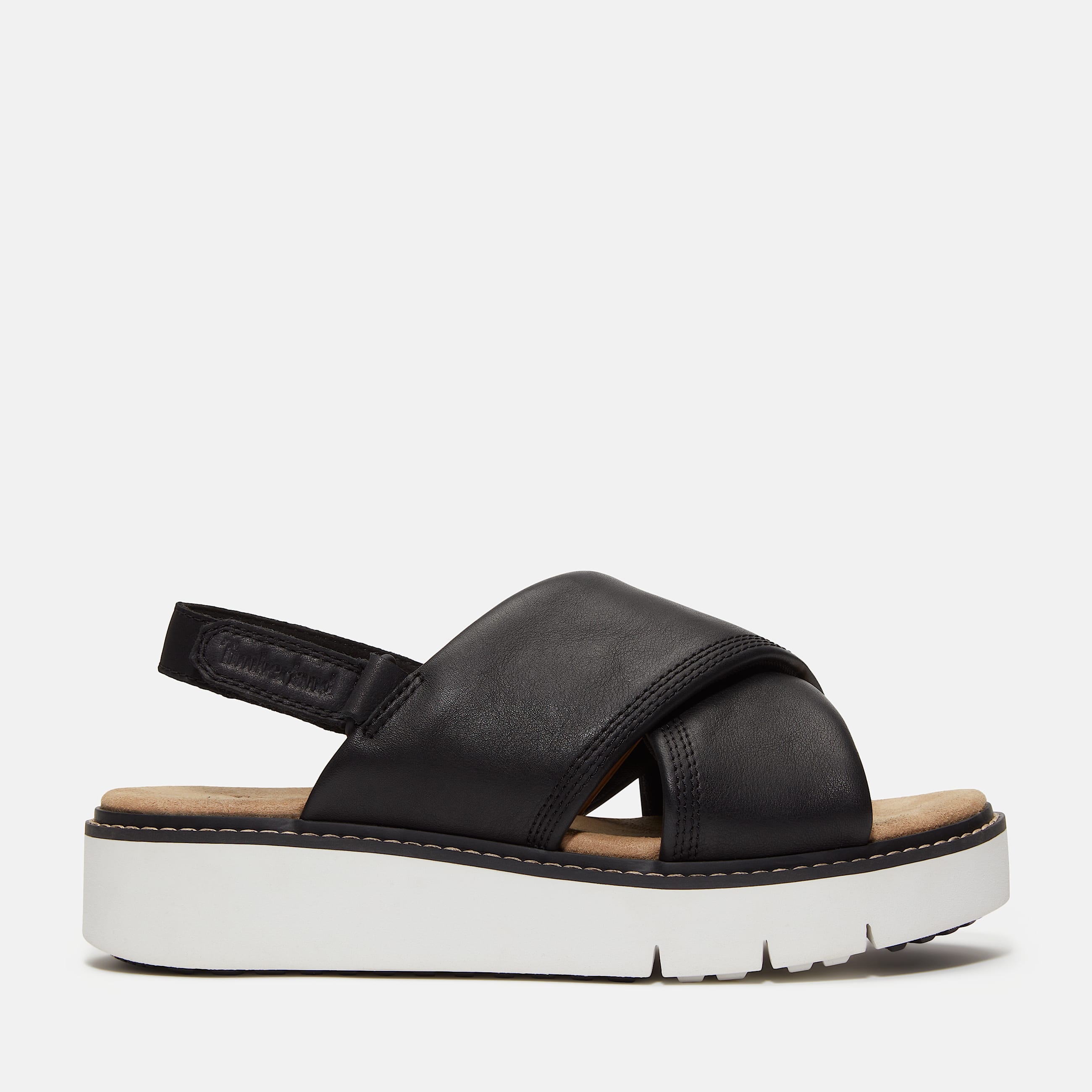 Womens Safari Dawn Backstrap Sandal TBL Black FullGrain HERO