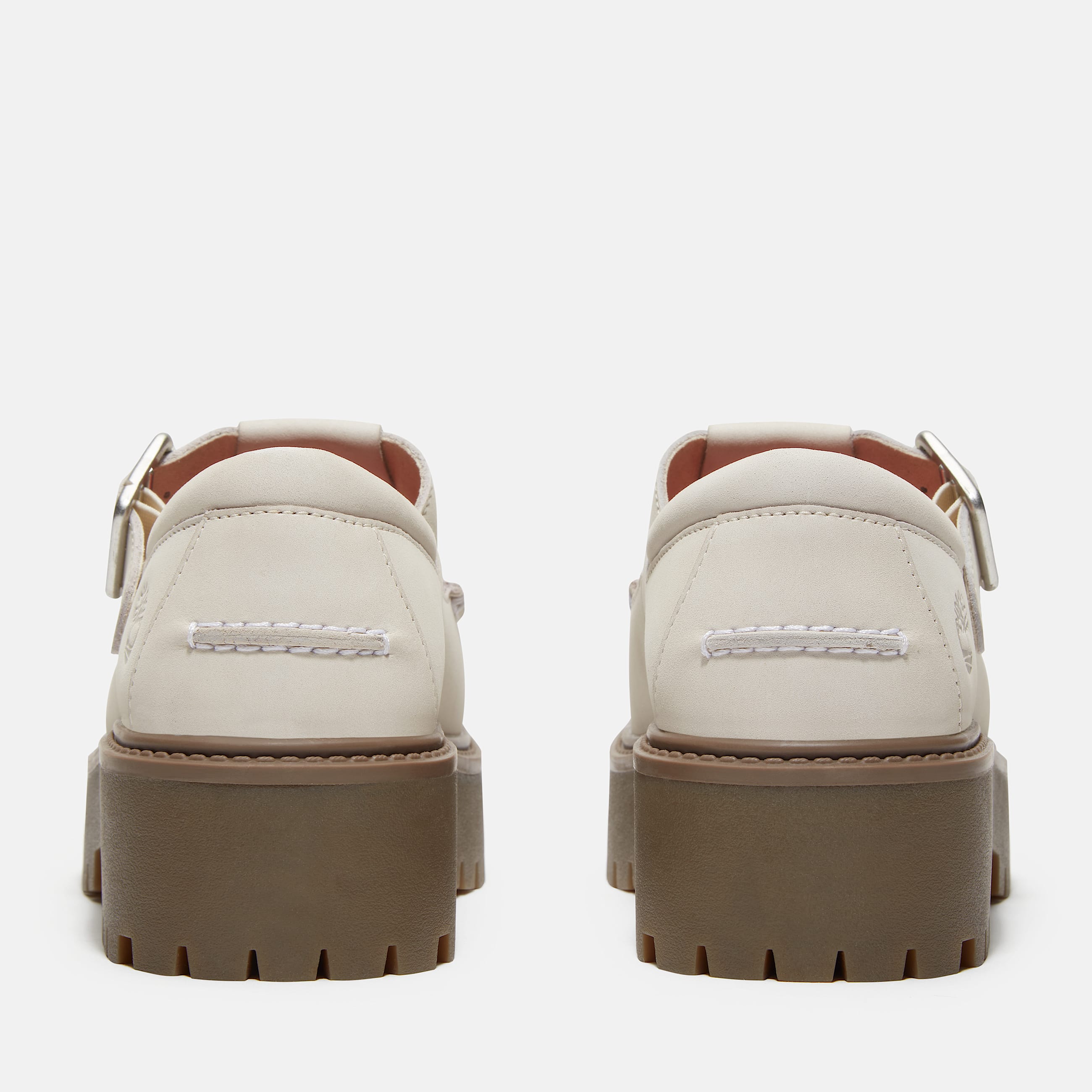 Womens Stone Street Platform Buckle Shoe TBL Natural Nubuck ALT5