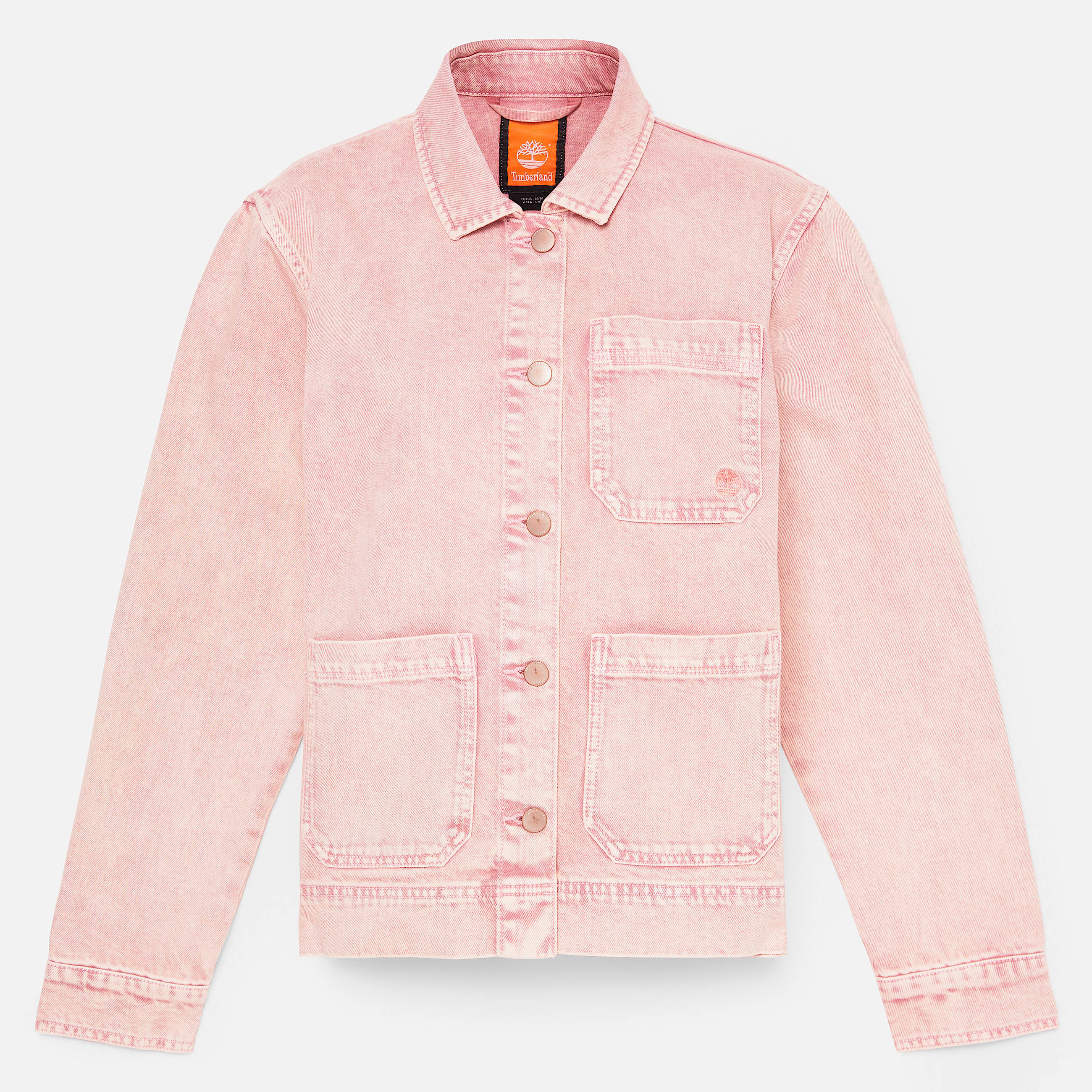 Womens Kempshire Chore Jacket TBL Peach Pink Wash ALT10