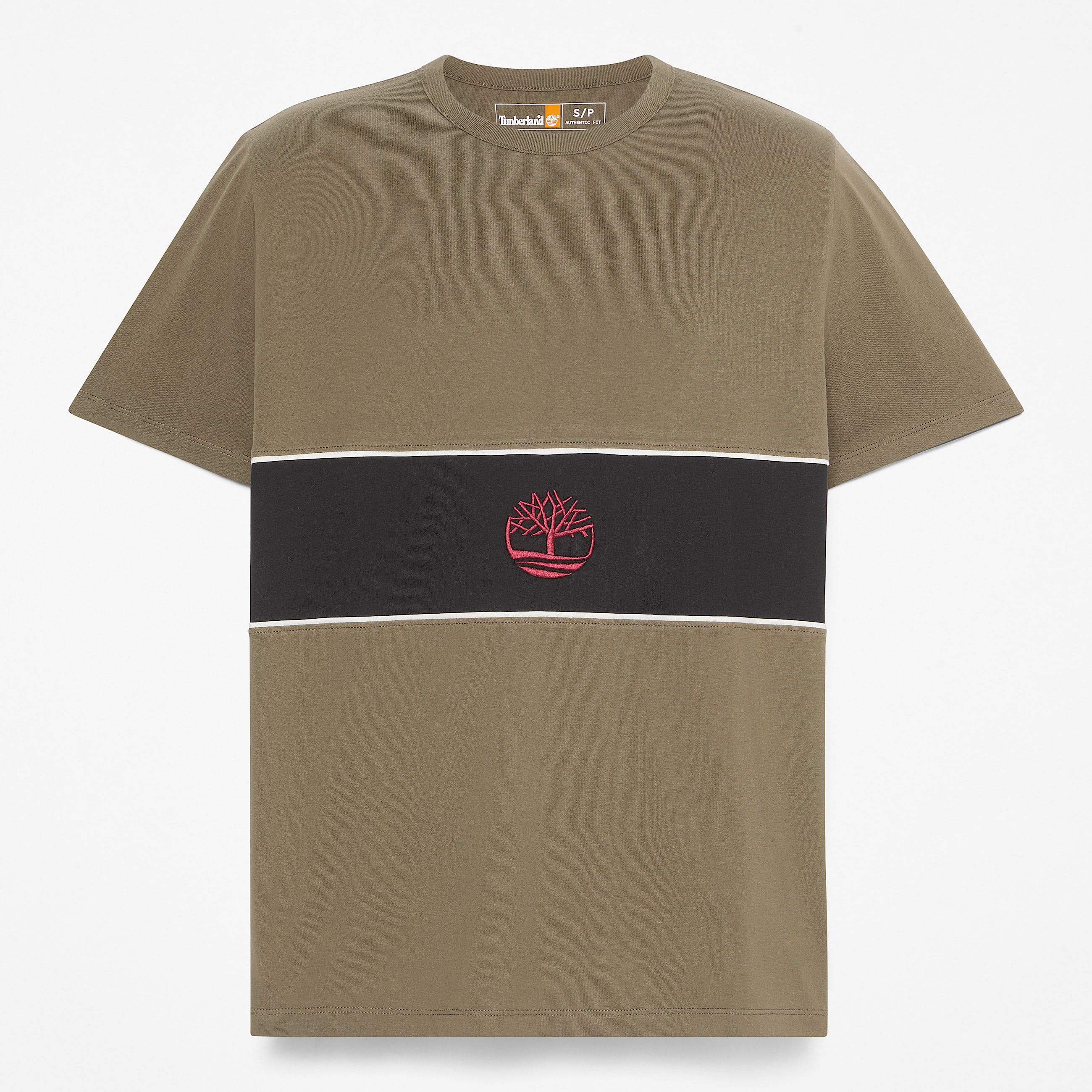 CutandSew ShortSleeve TShirt TBL Leaf GreenBlack ALT10