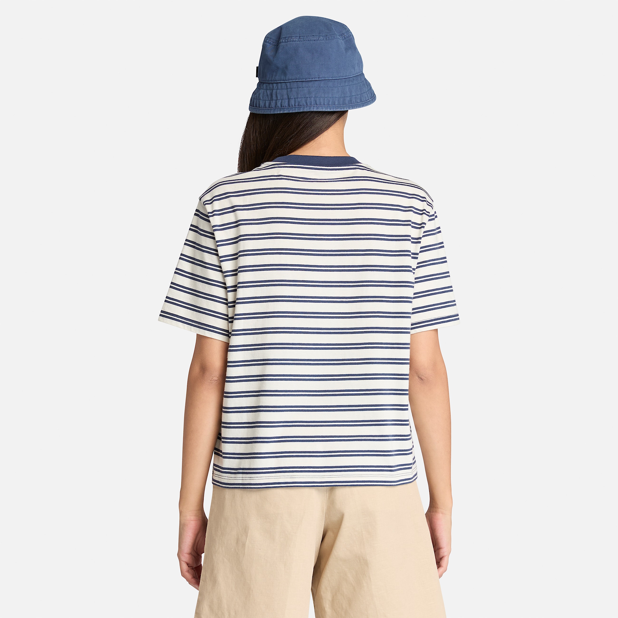 Womens Dunstan ShortSleeve Stripe TShirt TBL Dark Navy ALT9