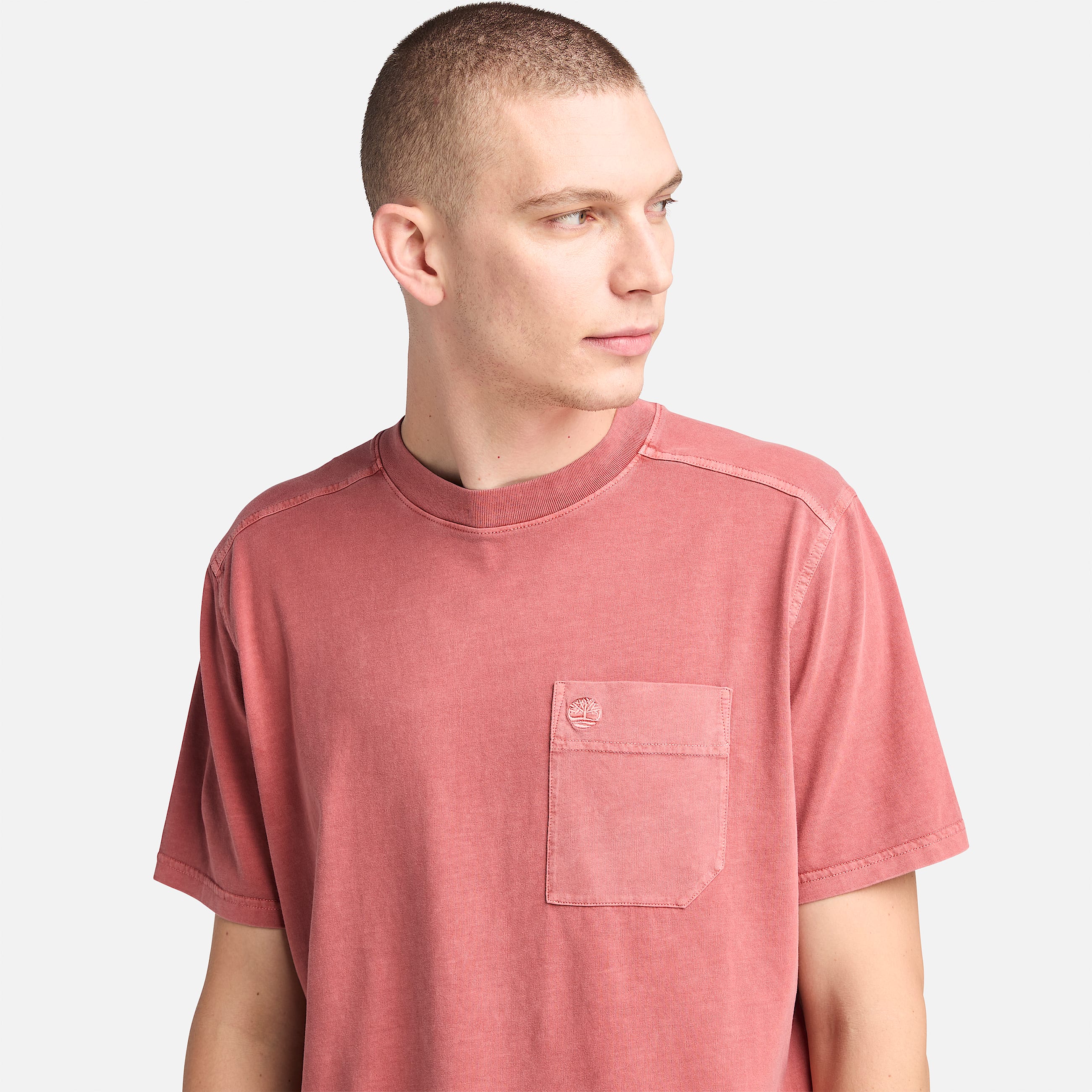 Mens Merrymack River Chest Pocket TShirt TBL Burnt Henna ALT2