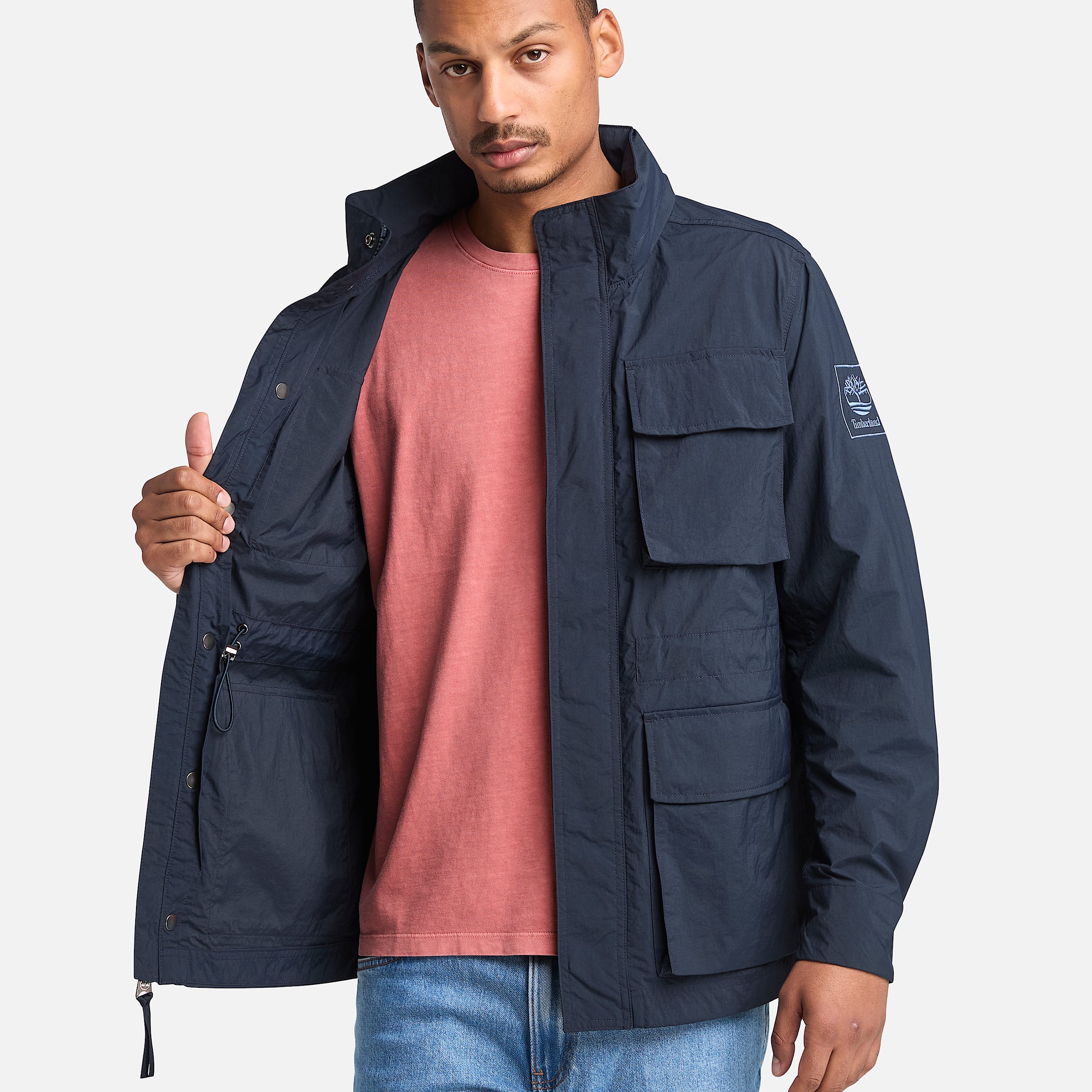 Mens Abington Durable WaterRepellent Field Jacket TBL Dark Sapphire ALT3