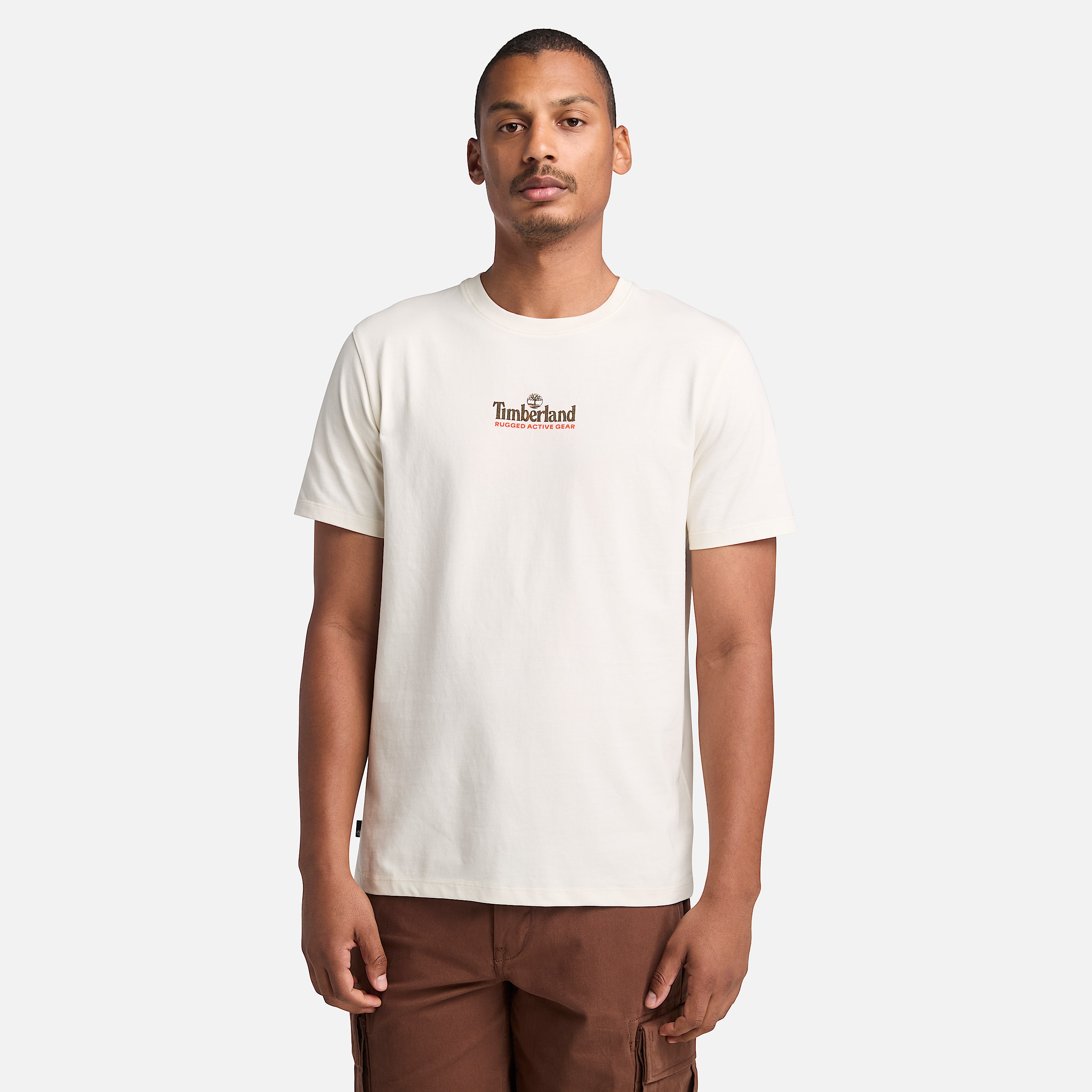 Mens Back On The Road Graphic TShirt TBL Vintage White HERO