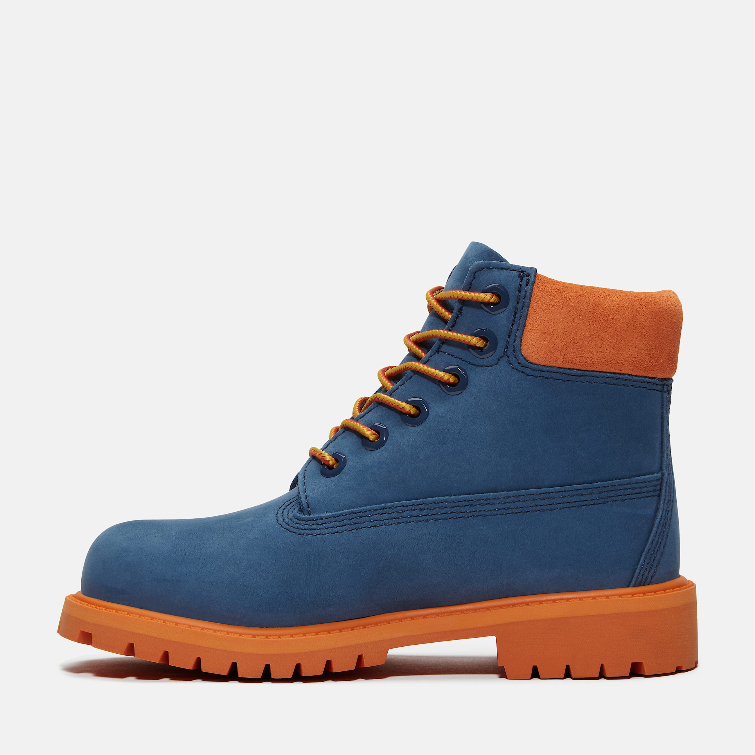 Toddler Timberland Premium 6Inch Waterproof Boot TBL Dark Blue Nubuck ALT6