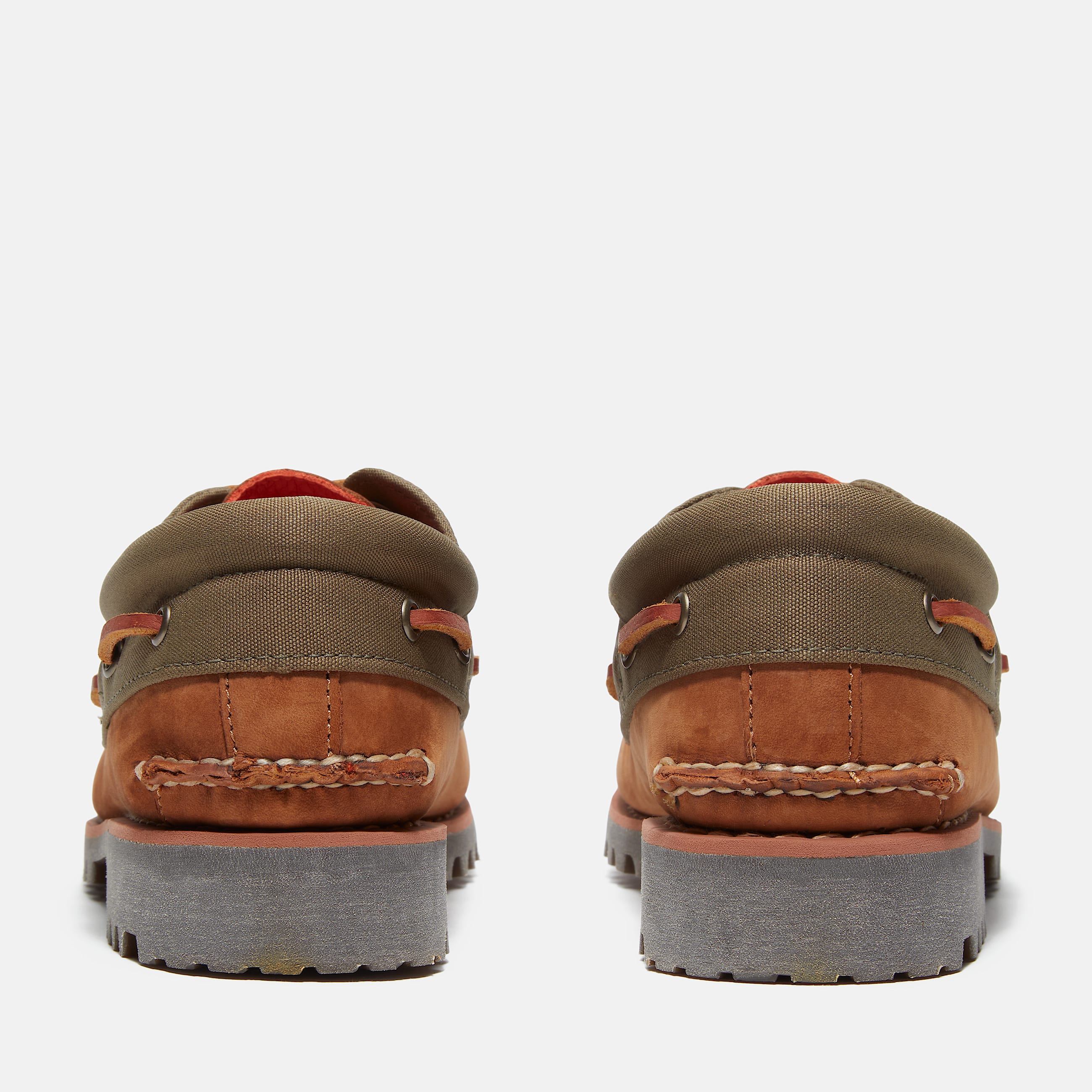 Mens Timberland Authentics 3Eye Boat Shoe TBL Medium Brown Nubuck ALT5