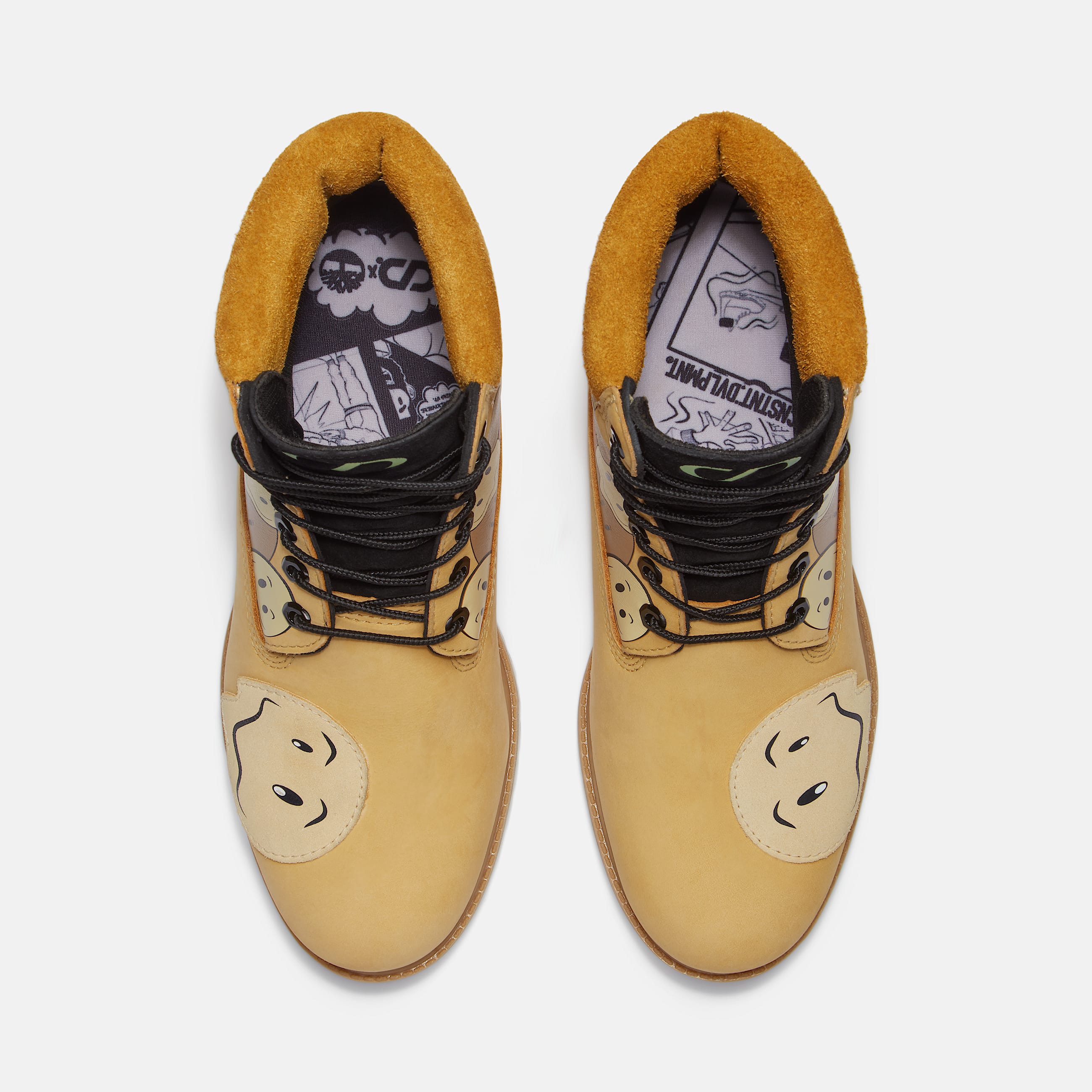 Botte impermable Timberland Premium 6Inch  Nuances de bonheur  pour hommes TBL Imprim visage souriant bl ALT2